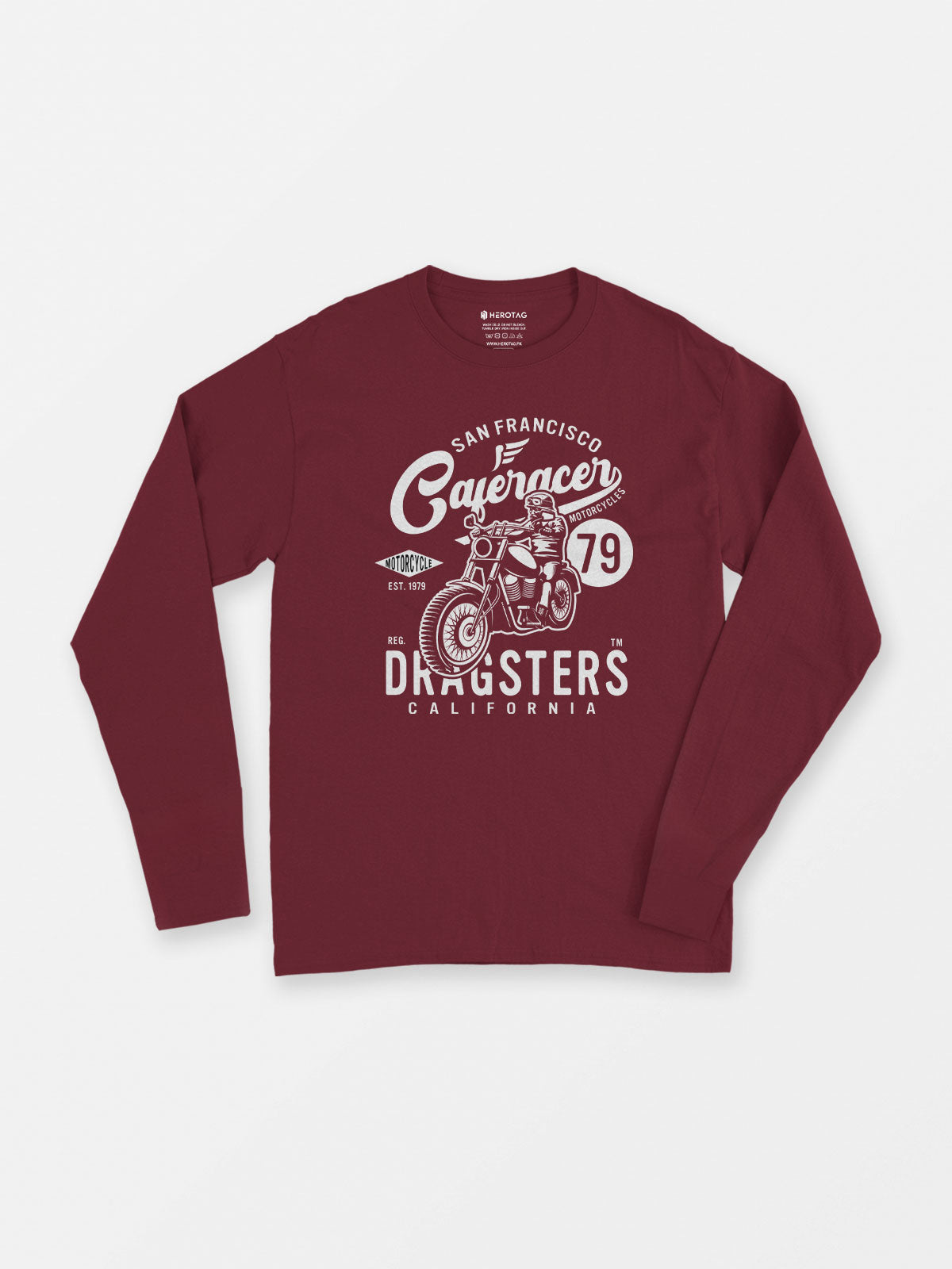 Men's Cafe Racer - Long Sleeve T-Shirt