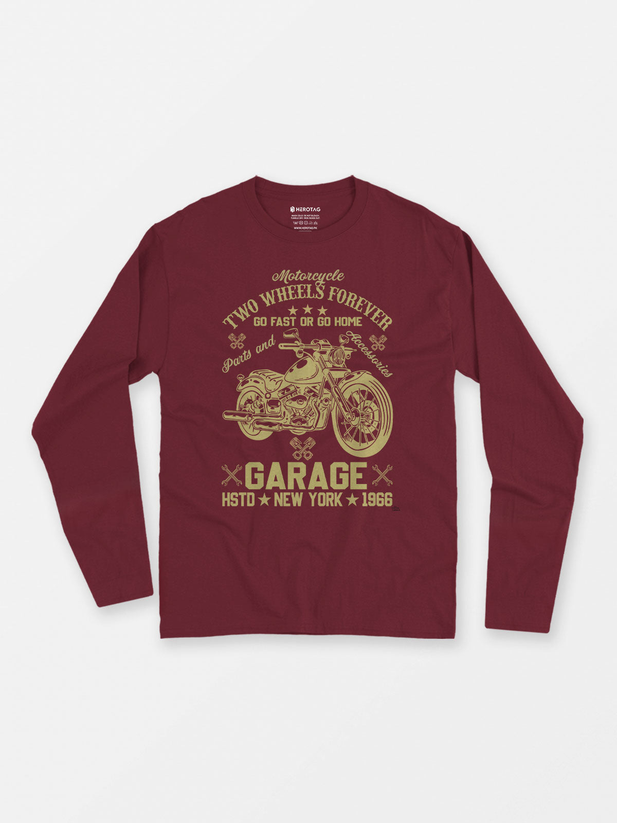 Two Wheels Forever - Long Sleeve T-Shirt