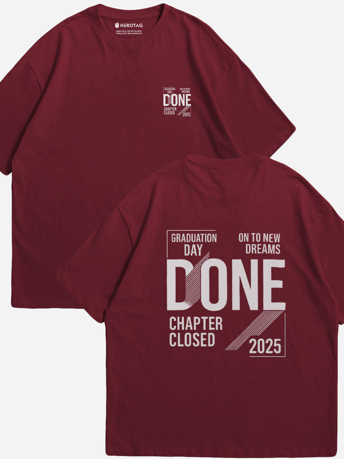 "Graduation Day DONE" Oversized T-Shirt