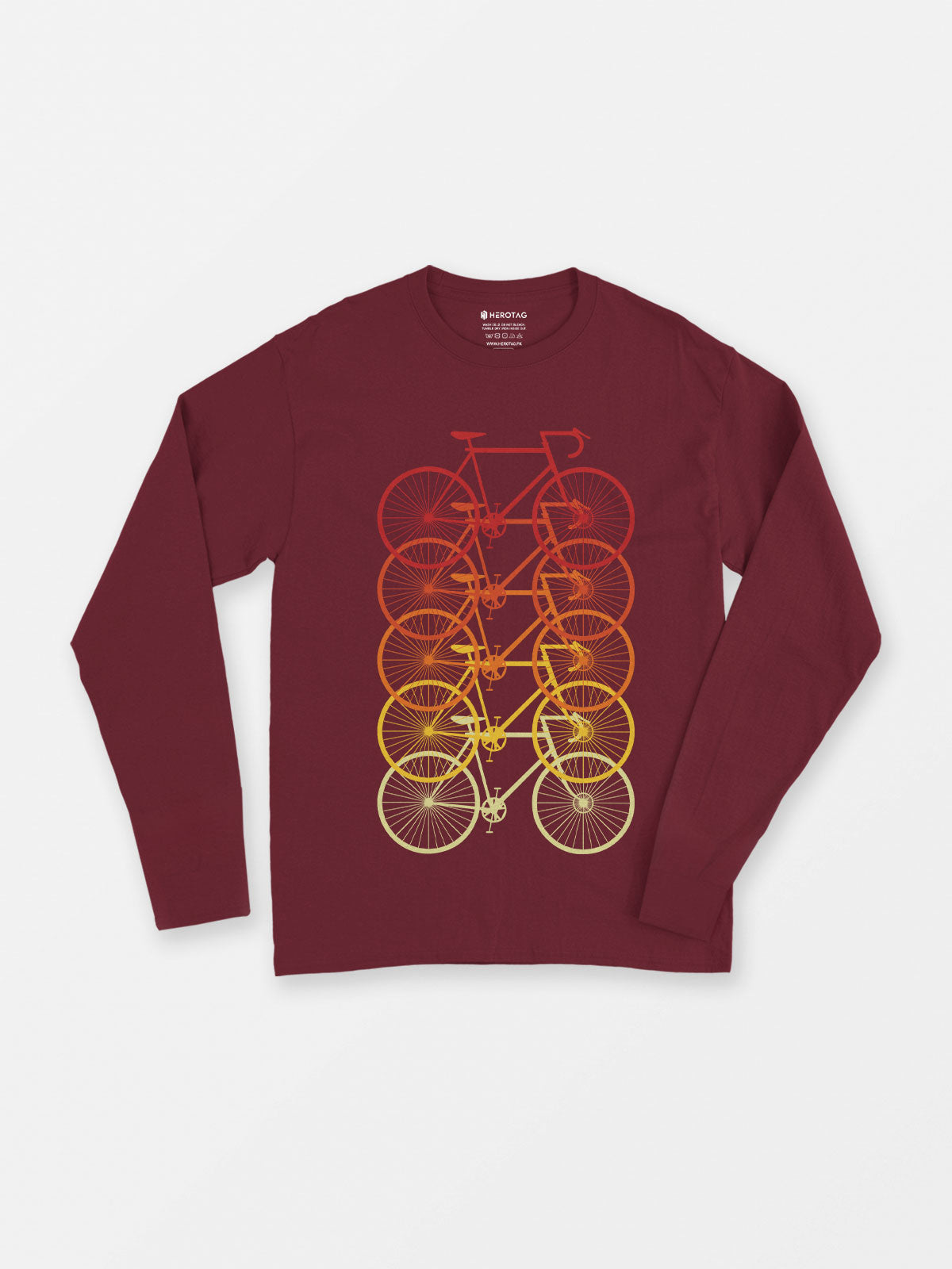 Gradient Wheels - Long Sleeve T-Shirt