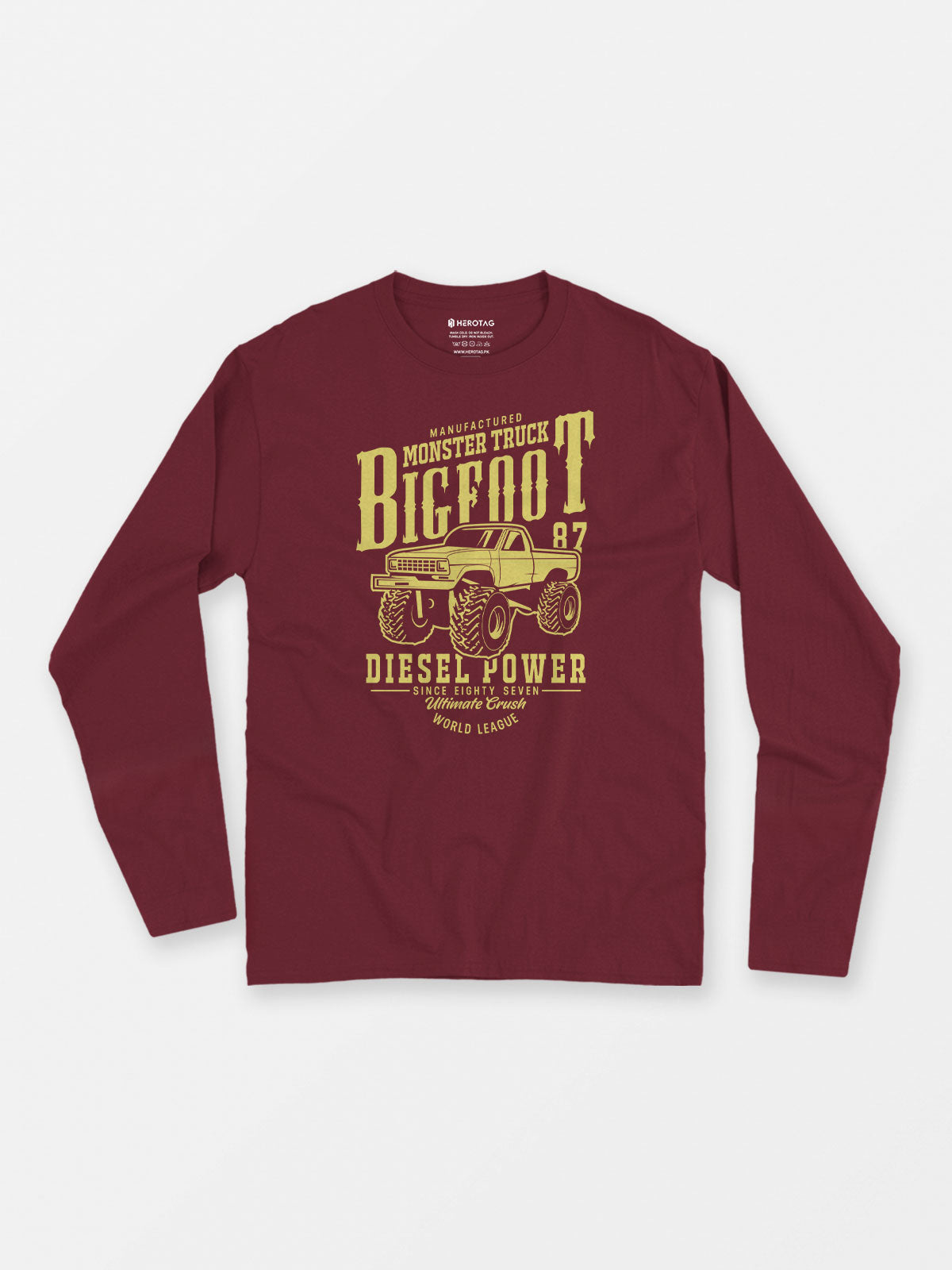 Bigfoot Monster Truck Diesel Power - Long Sleeve T-Shirt