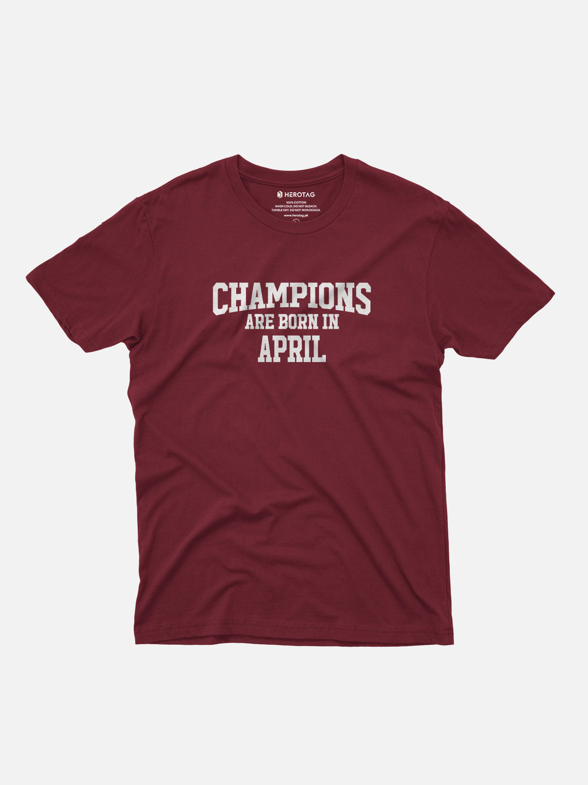 Champions Are Born in April T-Shirt