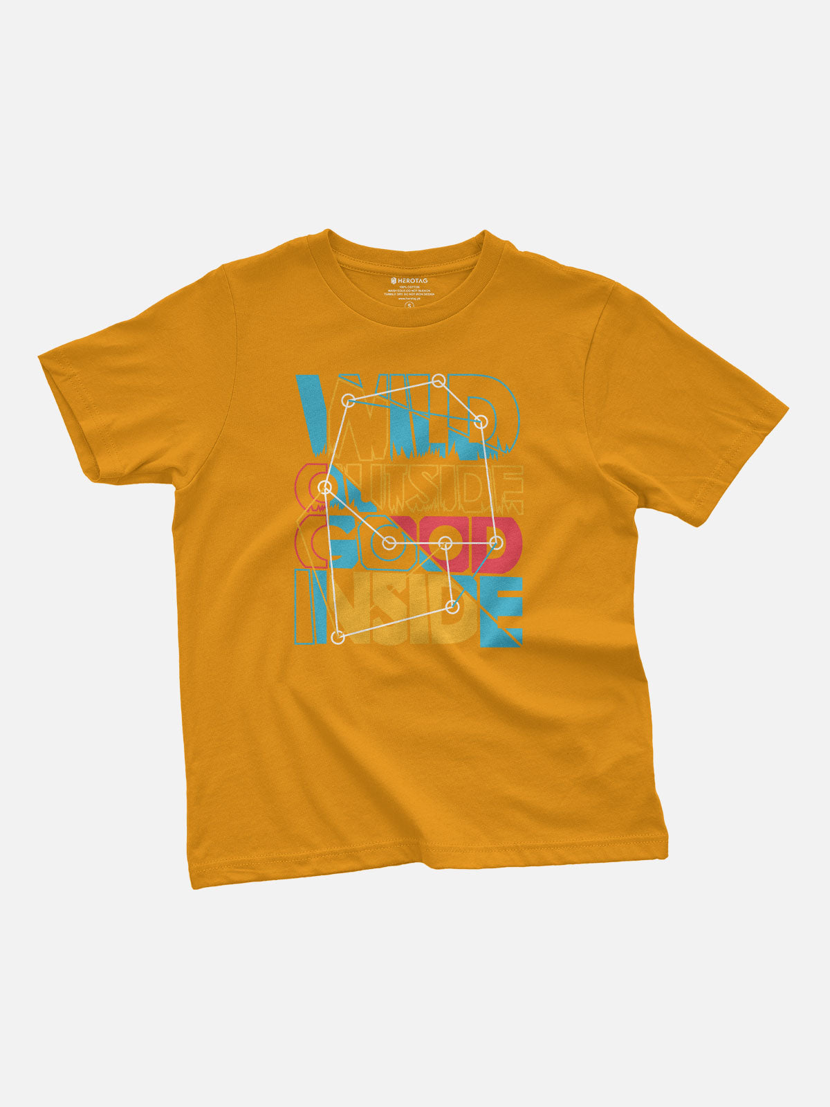 Wild Outside Good Inside Kids T-Shirt