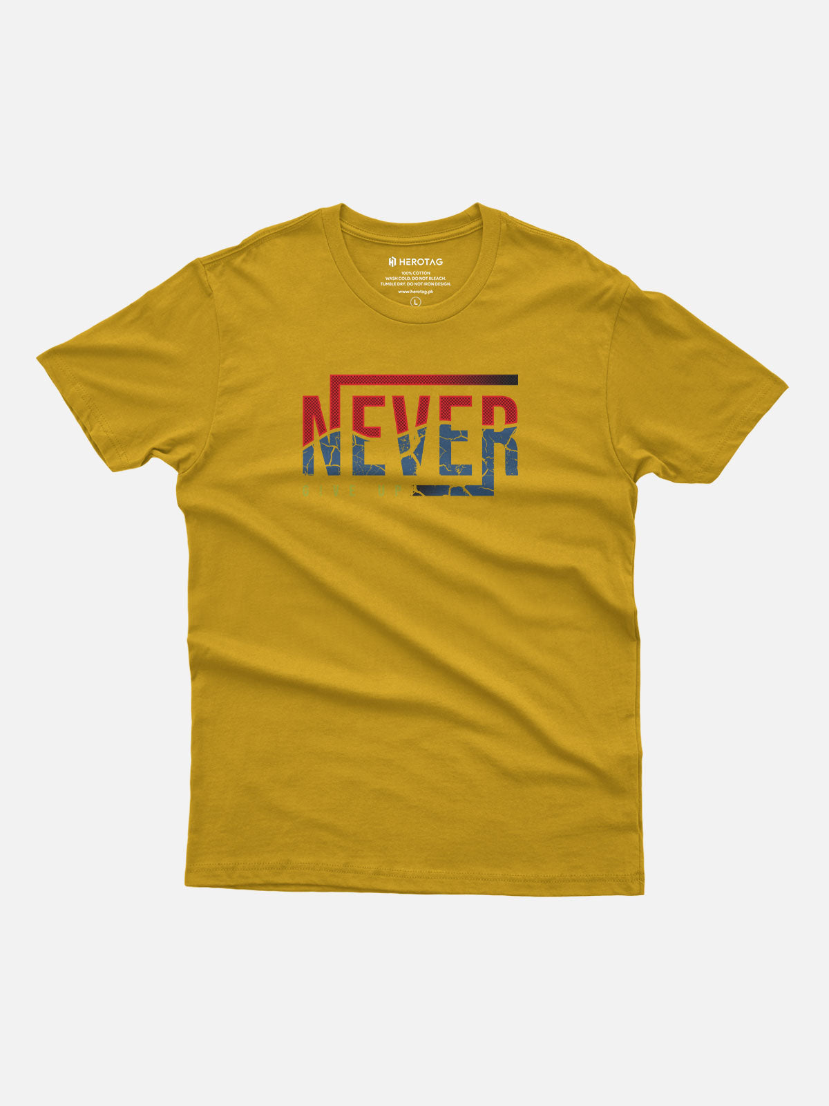 Never Give Up Motivational T-Shirt
