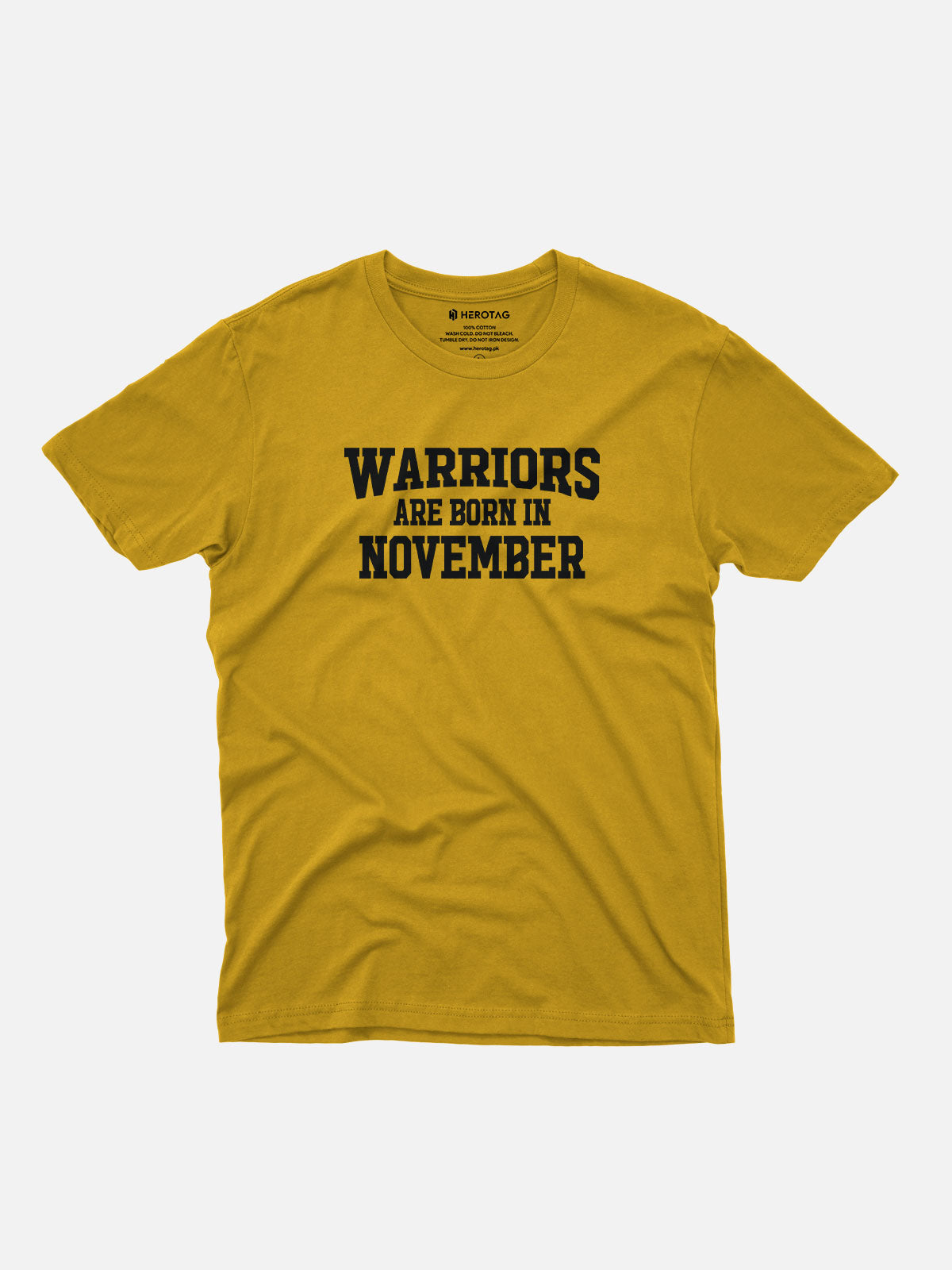 Warriors  Are Born in November T-Shirt