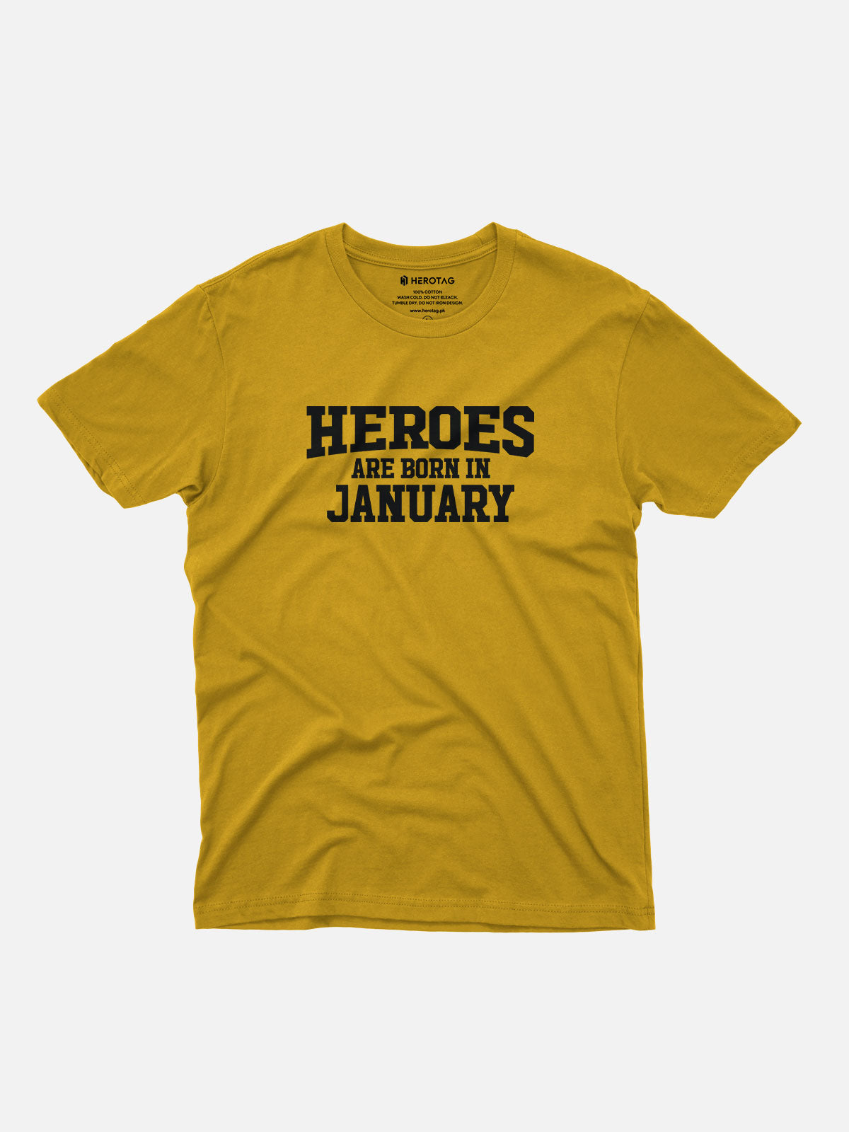Heroes Are Born in January T-Shirt