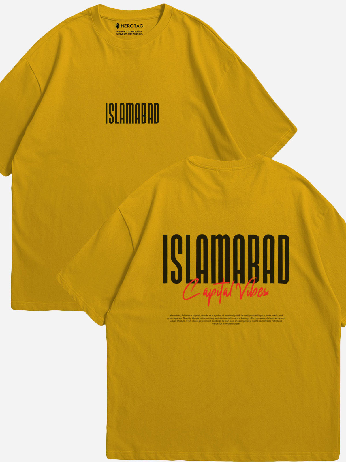 Islamabad Capital Vibes Oversized T-Shirt