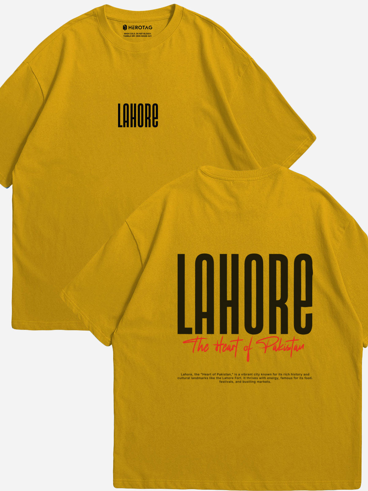 Lahore - Heart of Pakistan Oversized T-Shirt