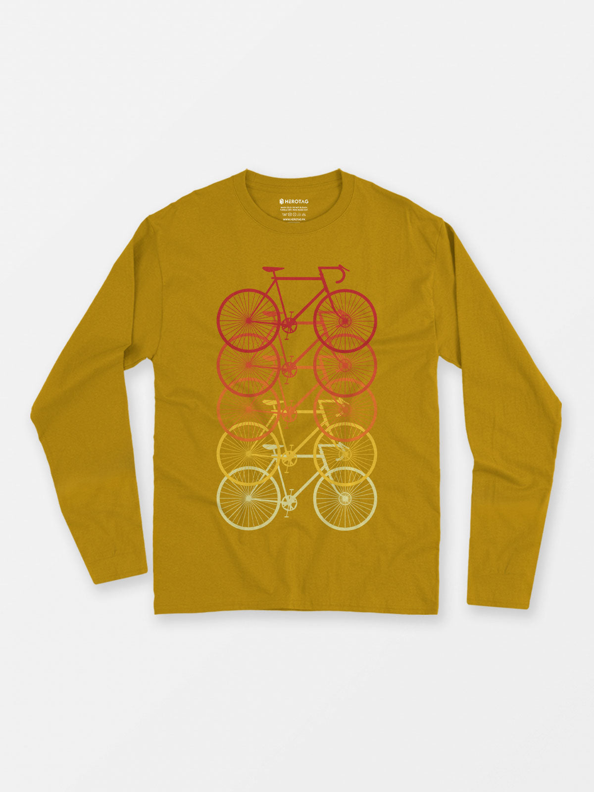 Gradient Wheels - Long Sleeve T-Shirt