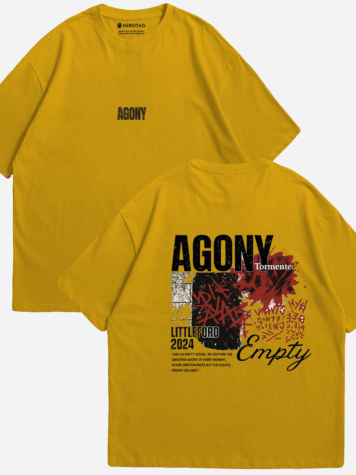 Agony Tormented Oversized T-Shirt