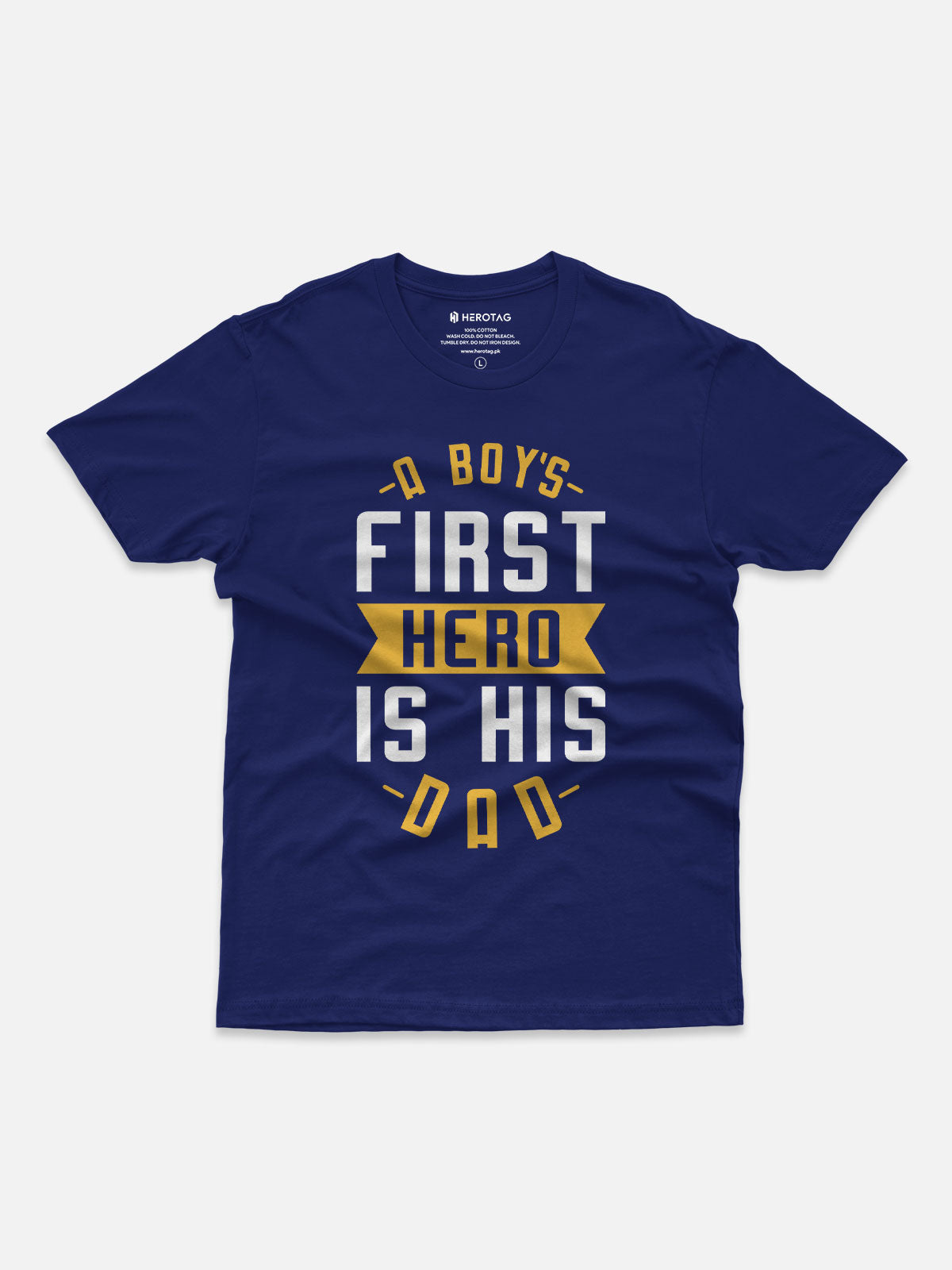 A Boy's First Hero Is His Dad T-Shirt