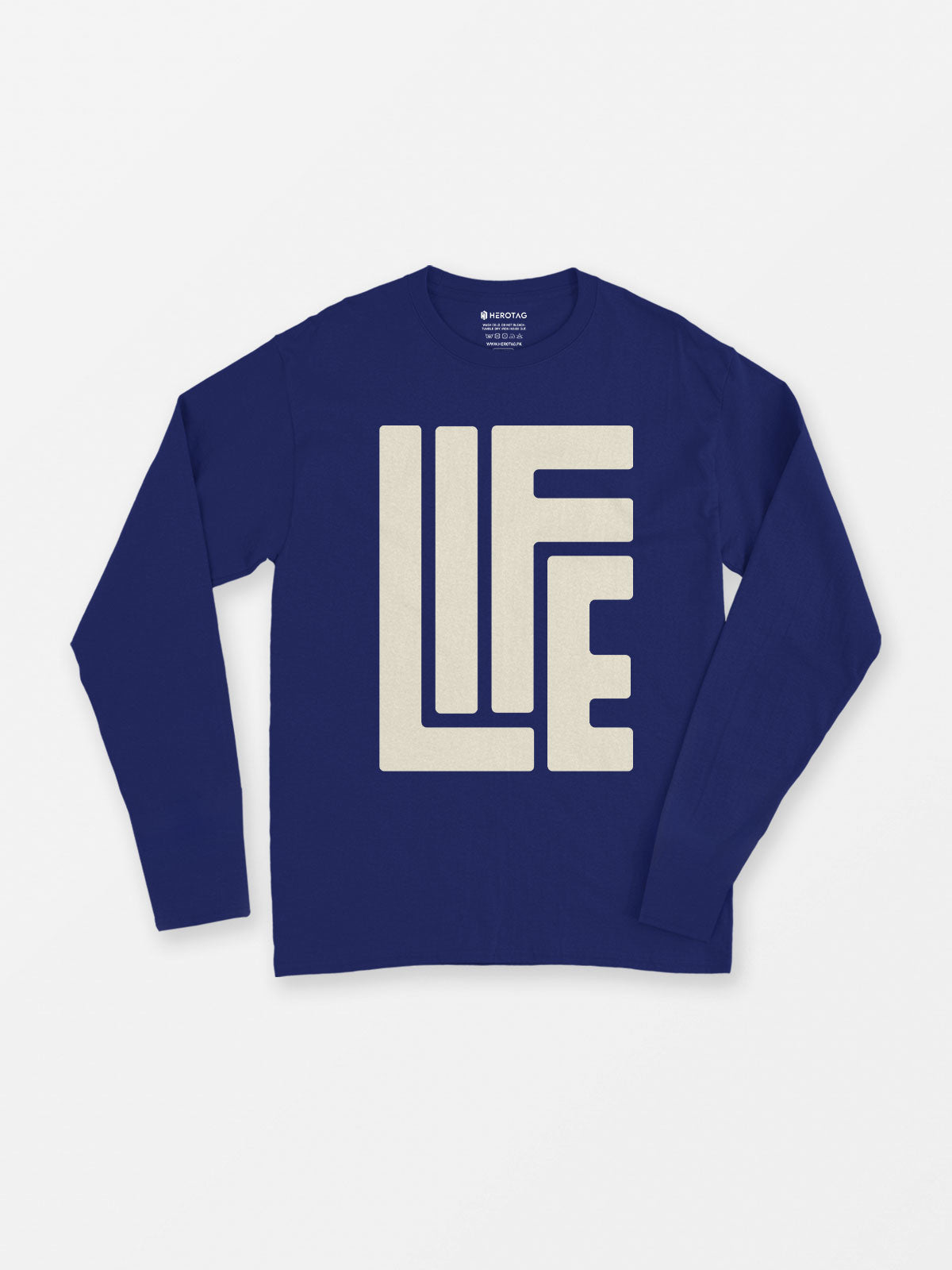 Geometric Life Long Sleeve T-Shirt
