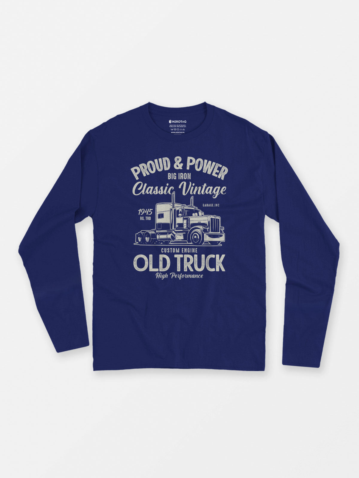 Proud & Power Classic Vintage Truck - Long Sleeve T-Shirt