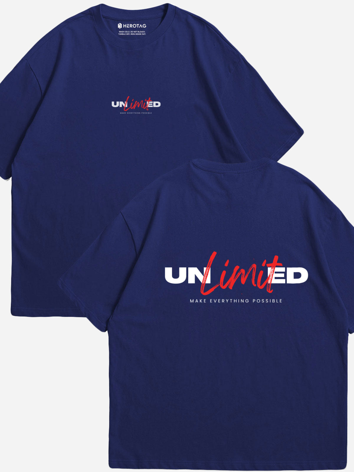 "UNLIMITED - Make Everything Possible" Oversized T-Shirt