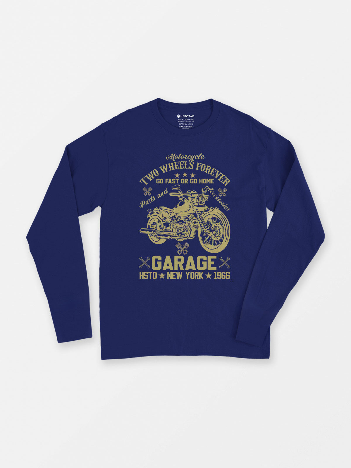 Two Wheels Forever - Long Sleeve T-Shirt