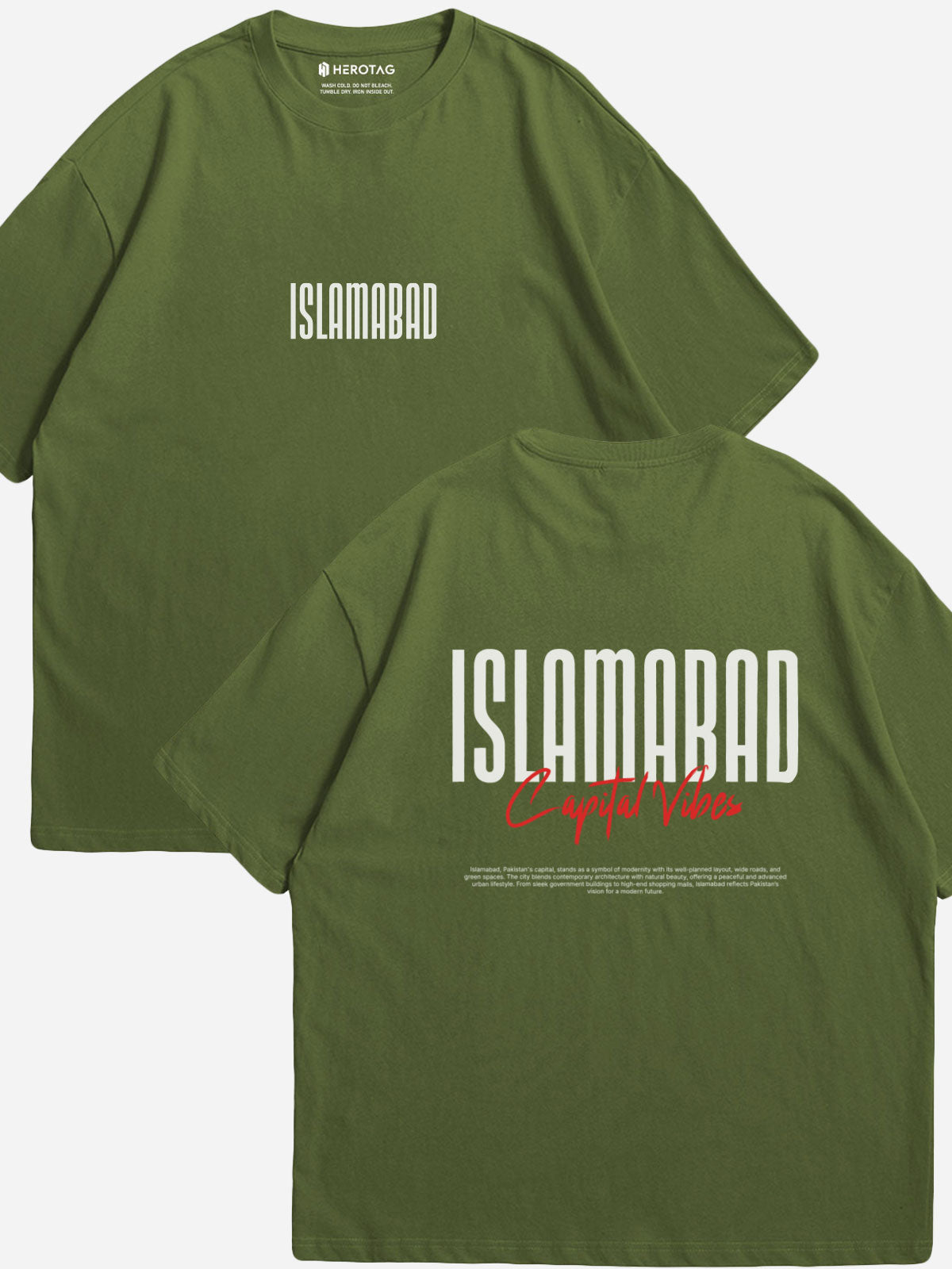 Islamabad Capital Vibes Oversized T-Shirt