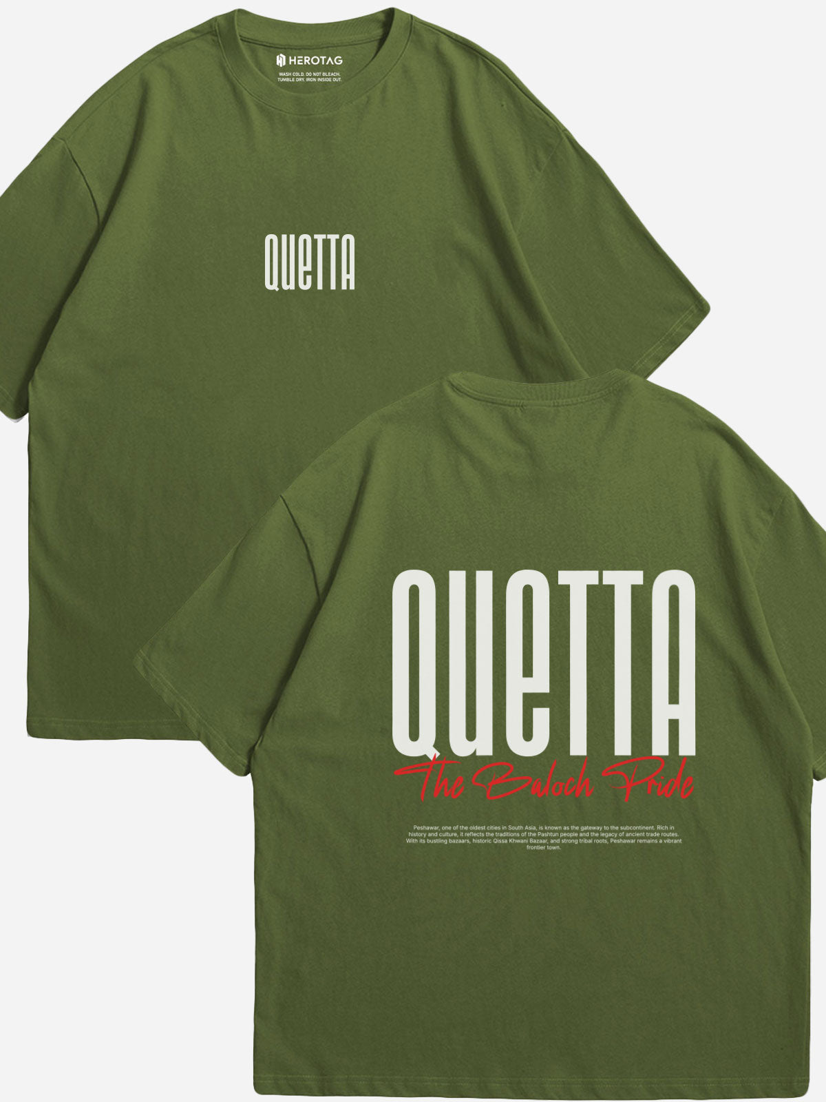 Quetta "The Baloch Pride" Oversized T-Shirt