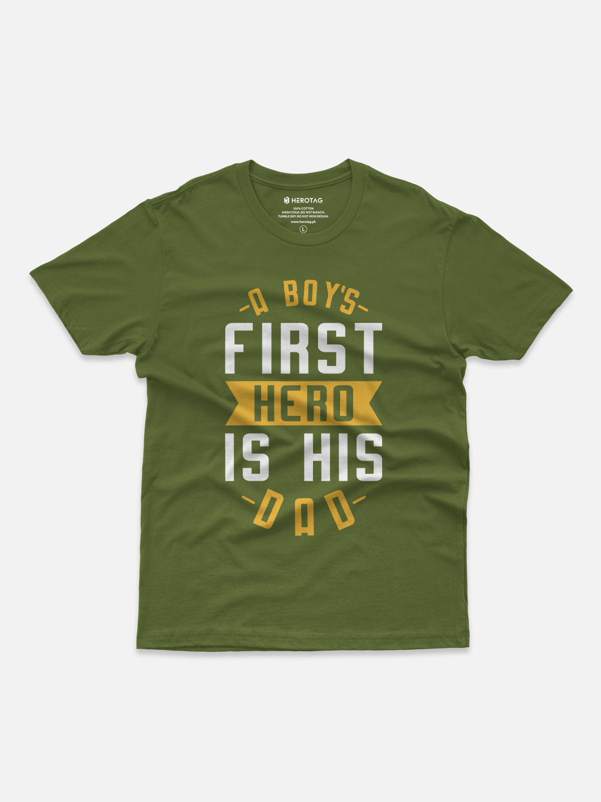A Boy's First Hero Is His Dad T-Shirt