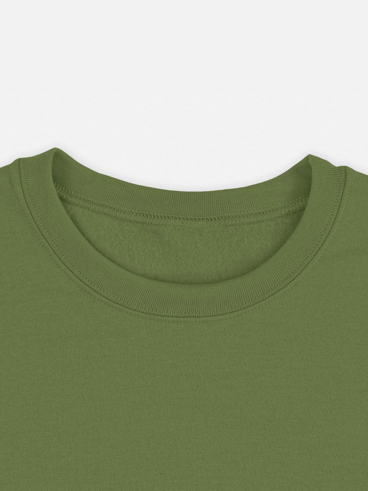 Olive Green Crewneck Sweatshirt