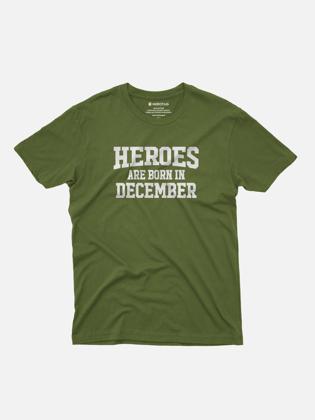Heroes Are Born in December T-Shirt
