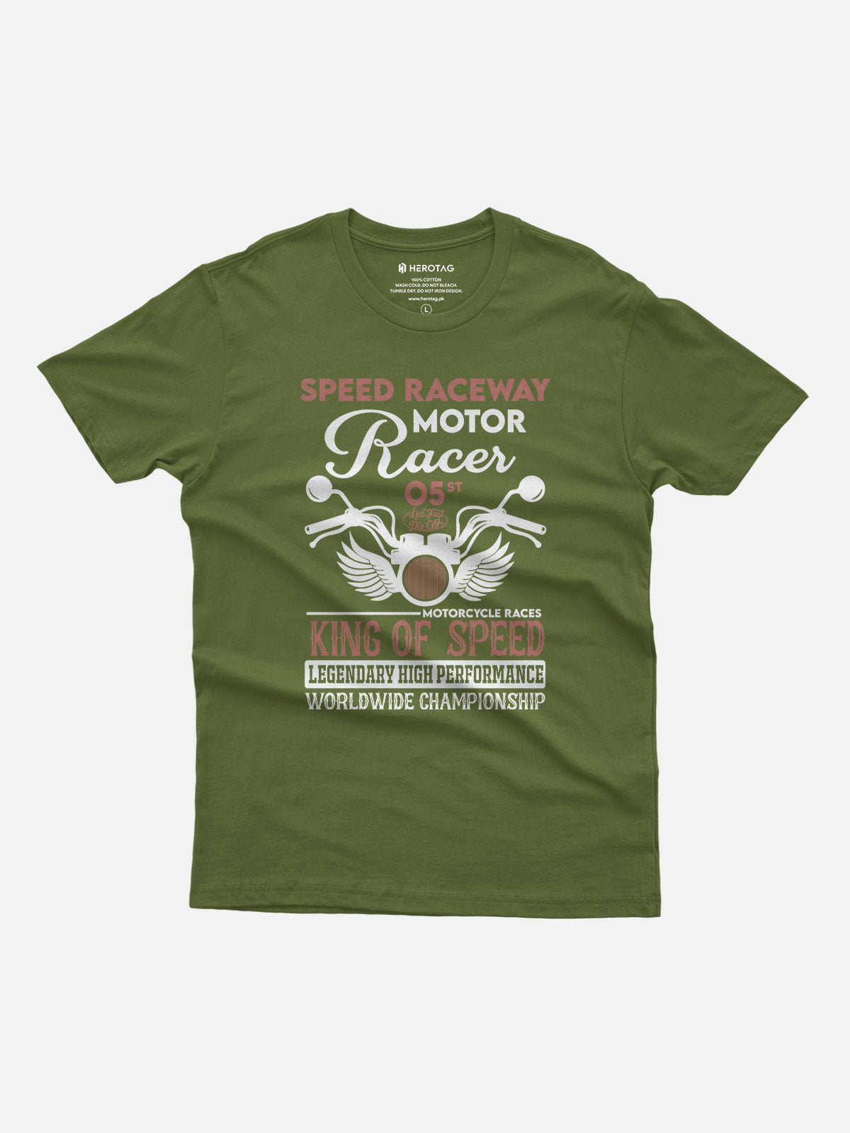 King of Speed Motorcycle Racer T-Shirt
