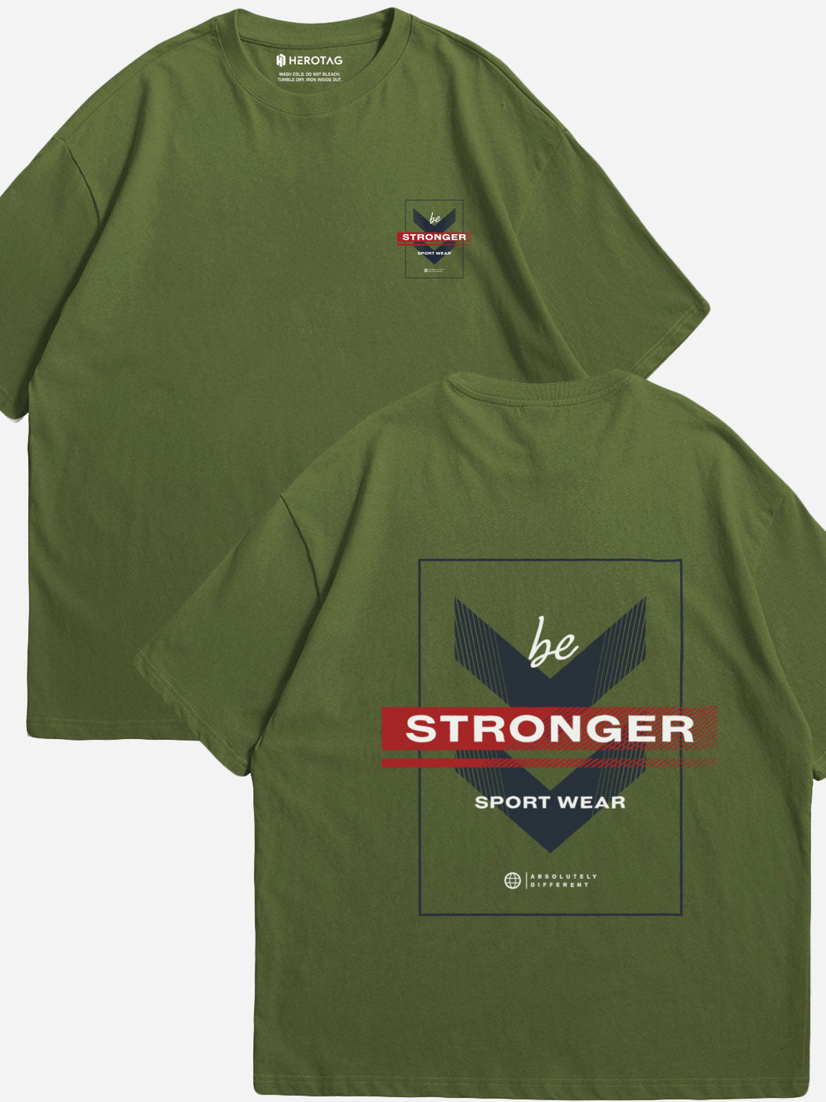 "BE STRONGER - Sport Wear" Oversized T-Shirt