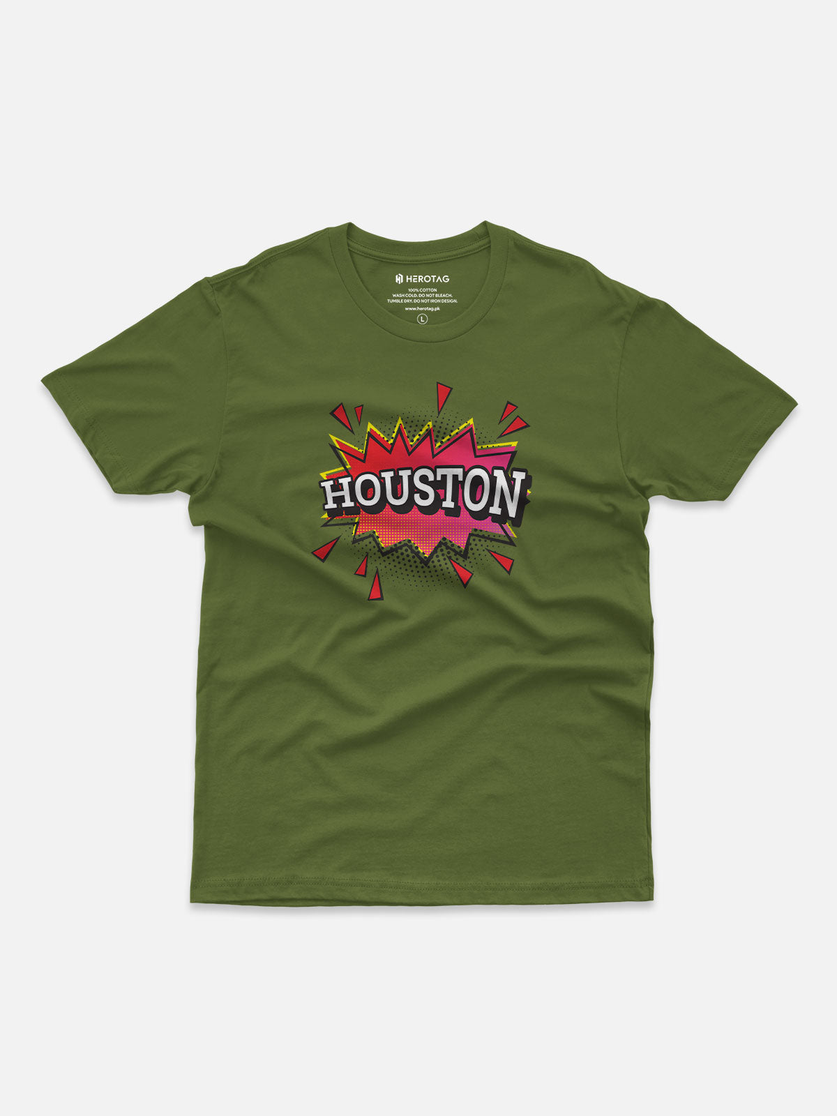 Explosive Houston Design T-Shirt