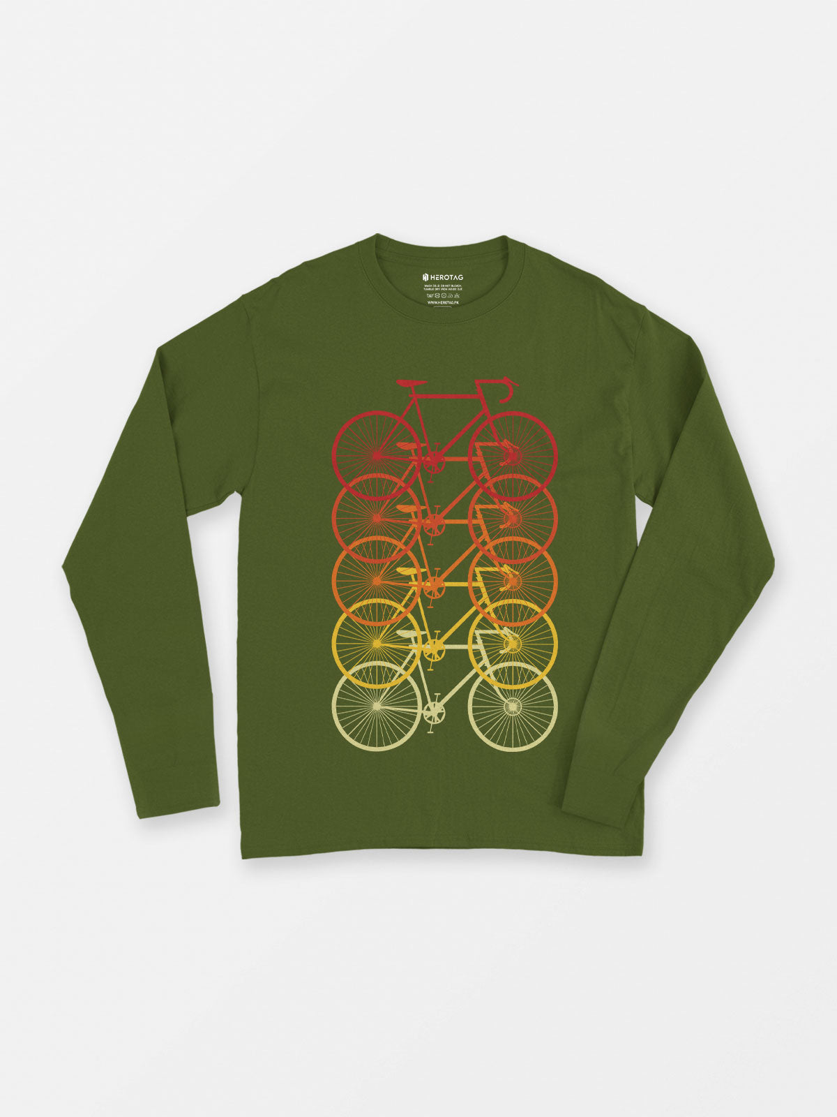 Gradient Wheels - Long Sleeve T-Shirt