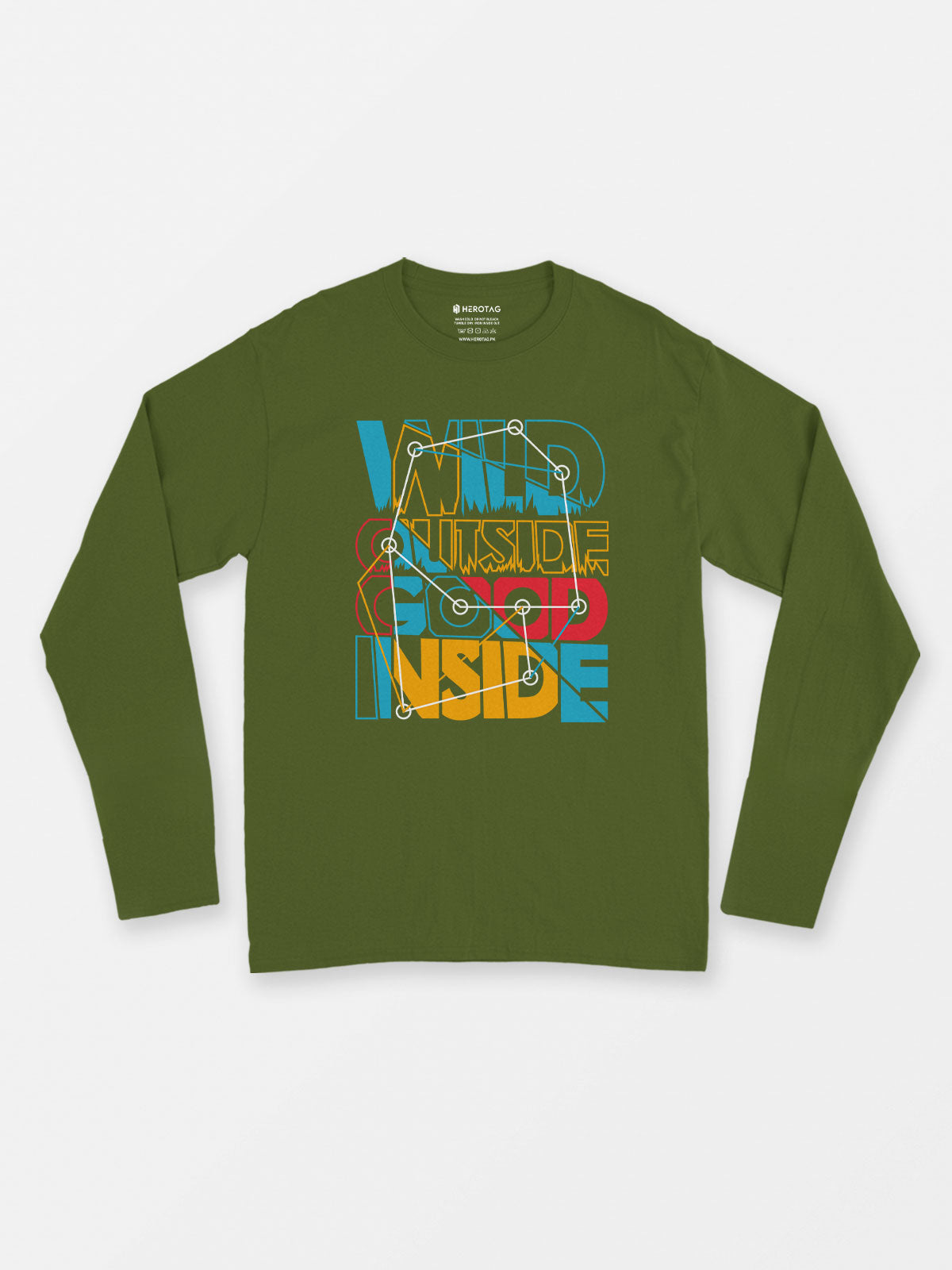 Wild Outside Good Inside Long Sleeve T-Shirt