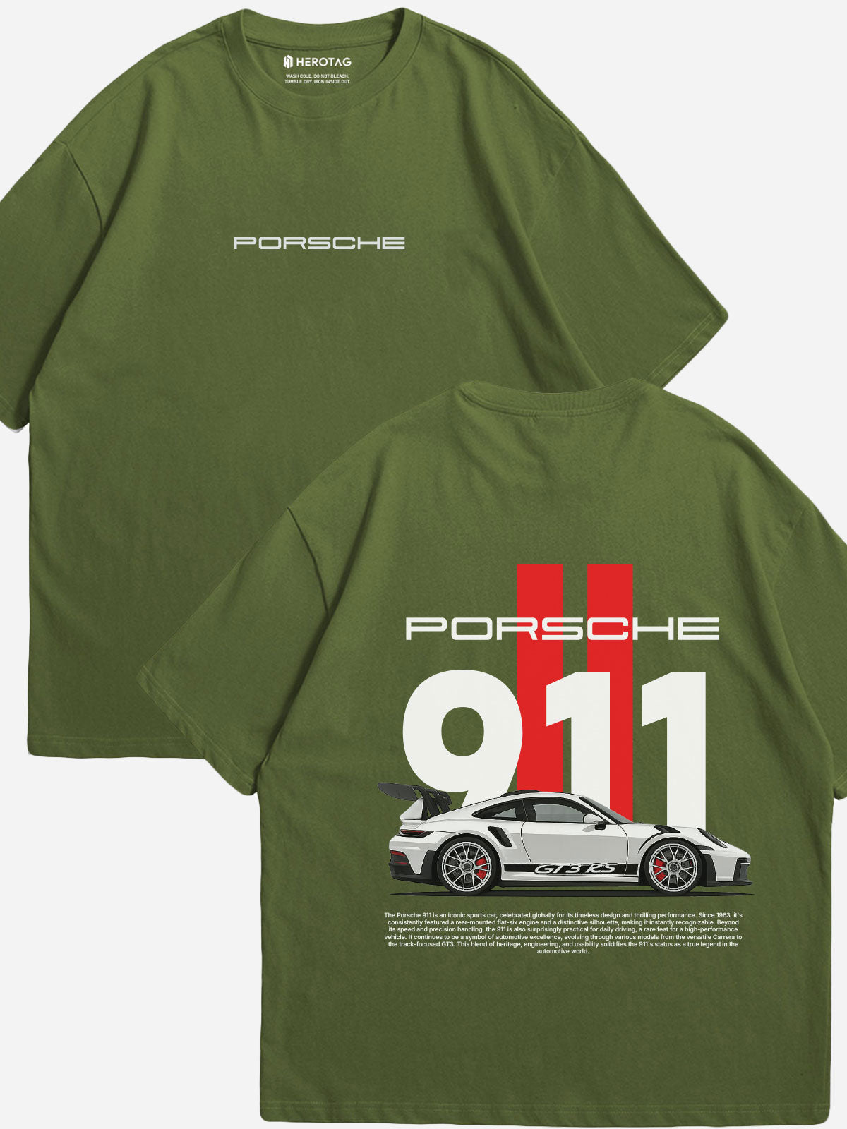 "Porsche 911 GT3 RS" Oversized T-Shirt