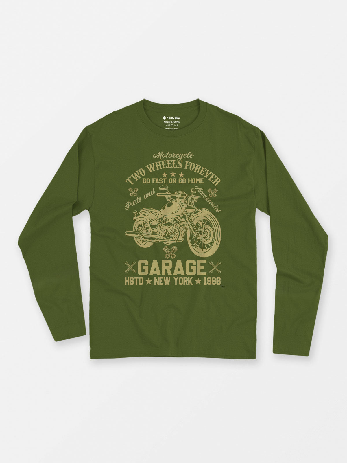 Two Wheels Forever - Long Sleeve T-Shirt