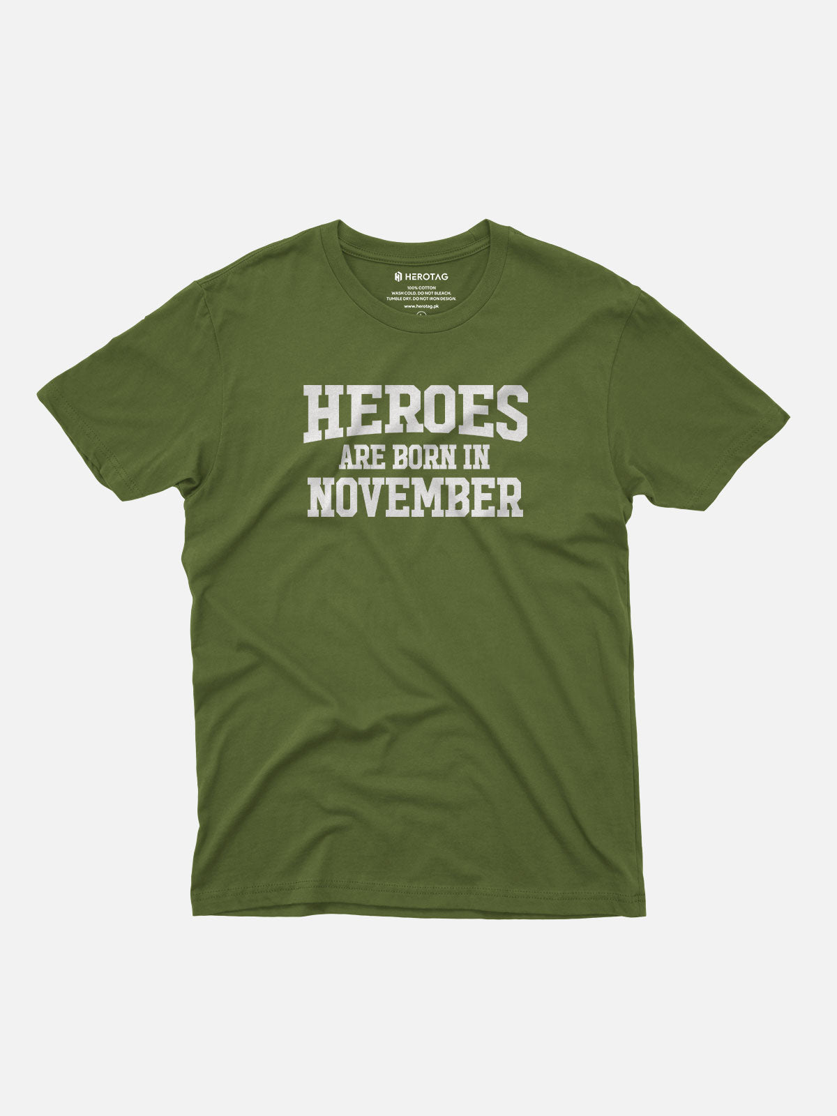Heroes Are Born in November T-Shirt