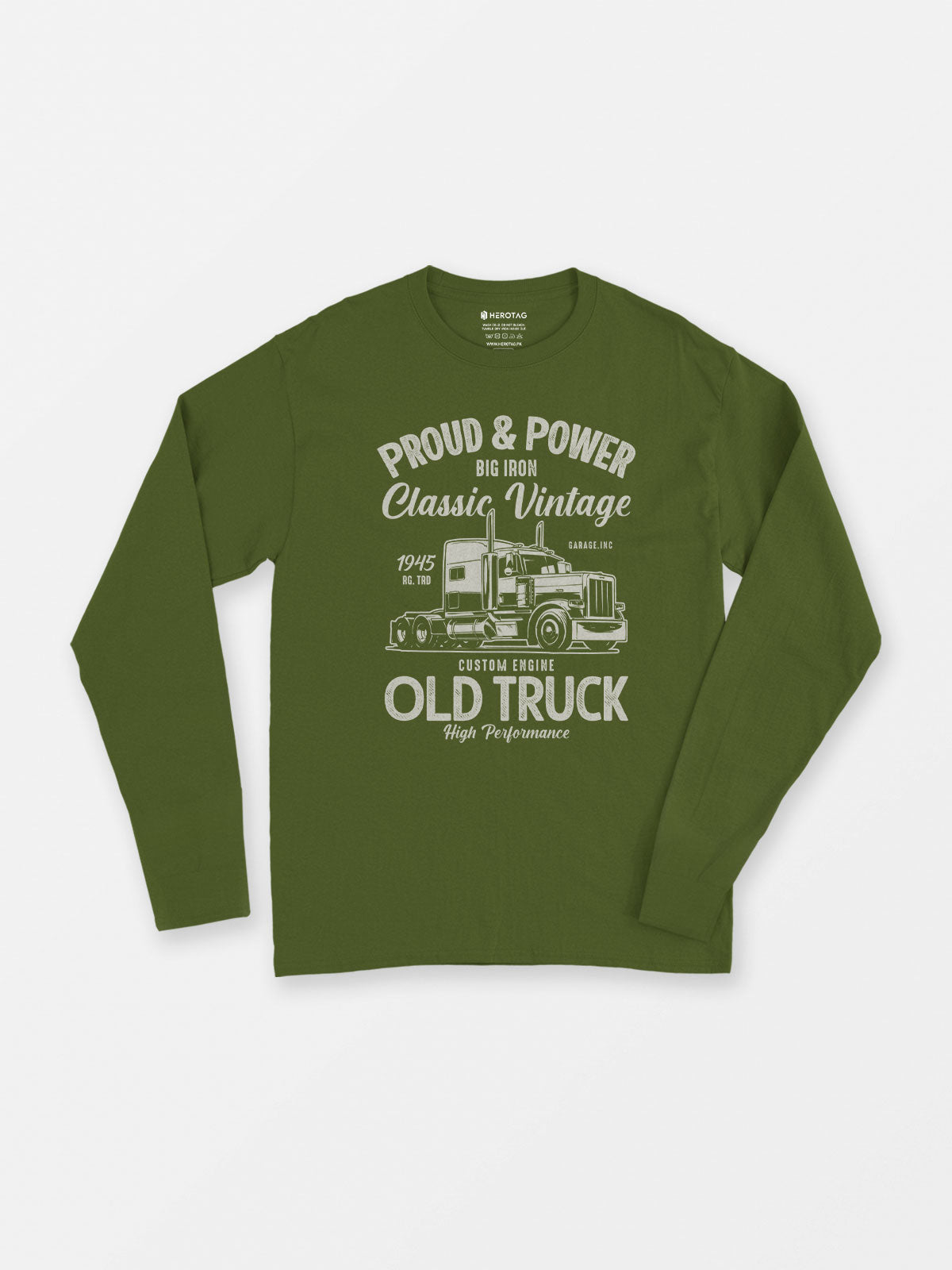 Proud & Power Classic Vintage Truck - Long Sleeve T-Shirt