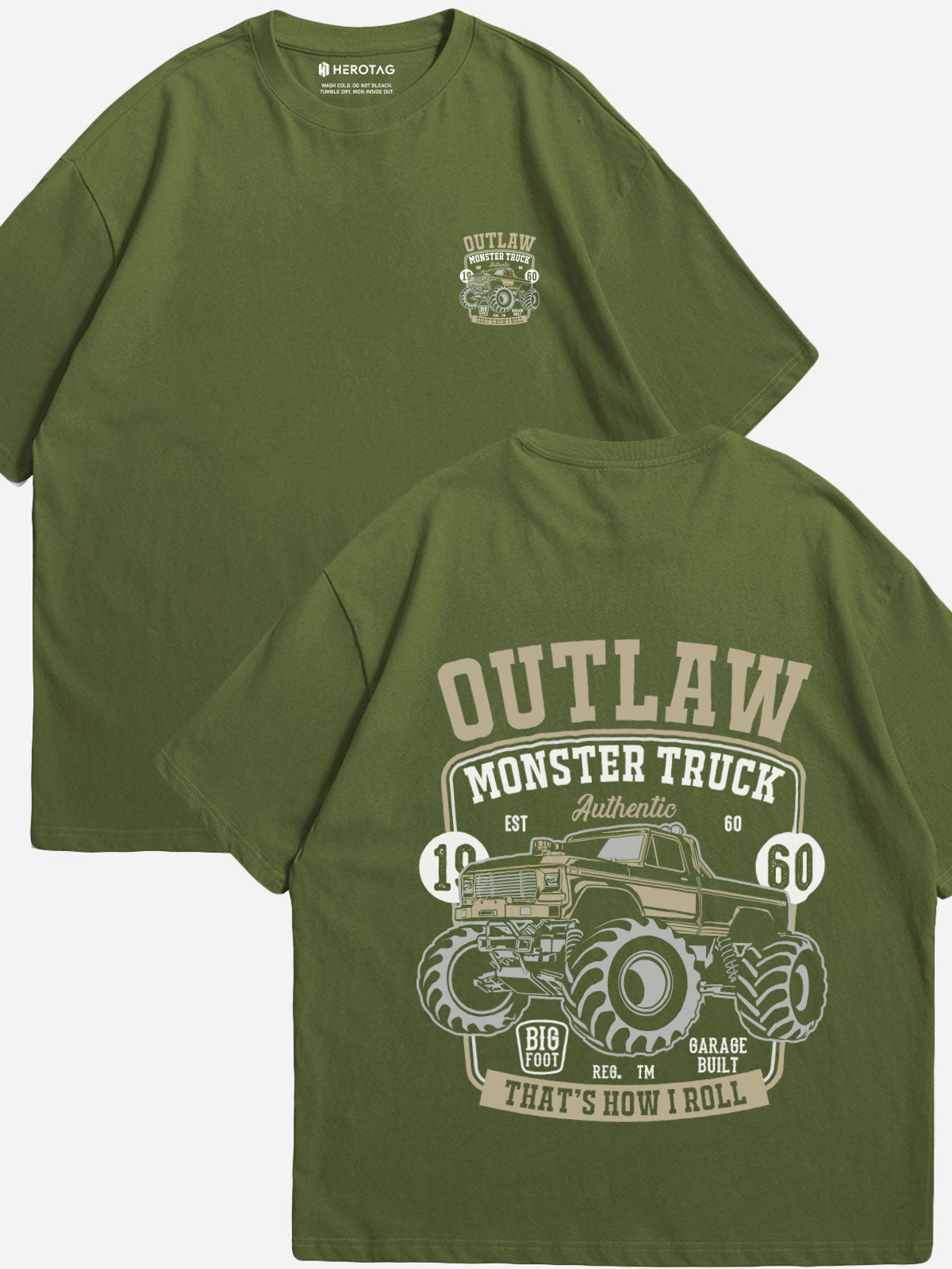 "OUTLAW Monster Truck" Oversized T-Shirt