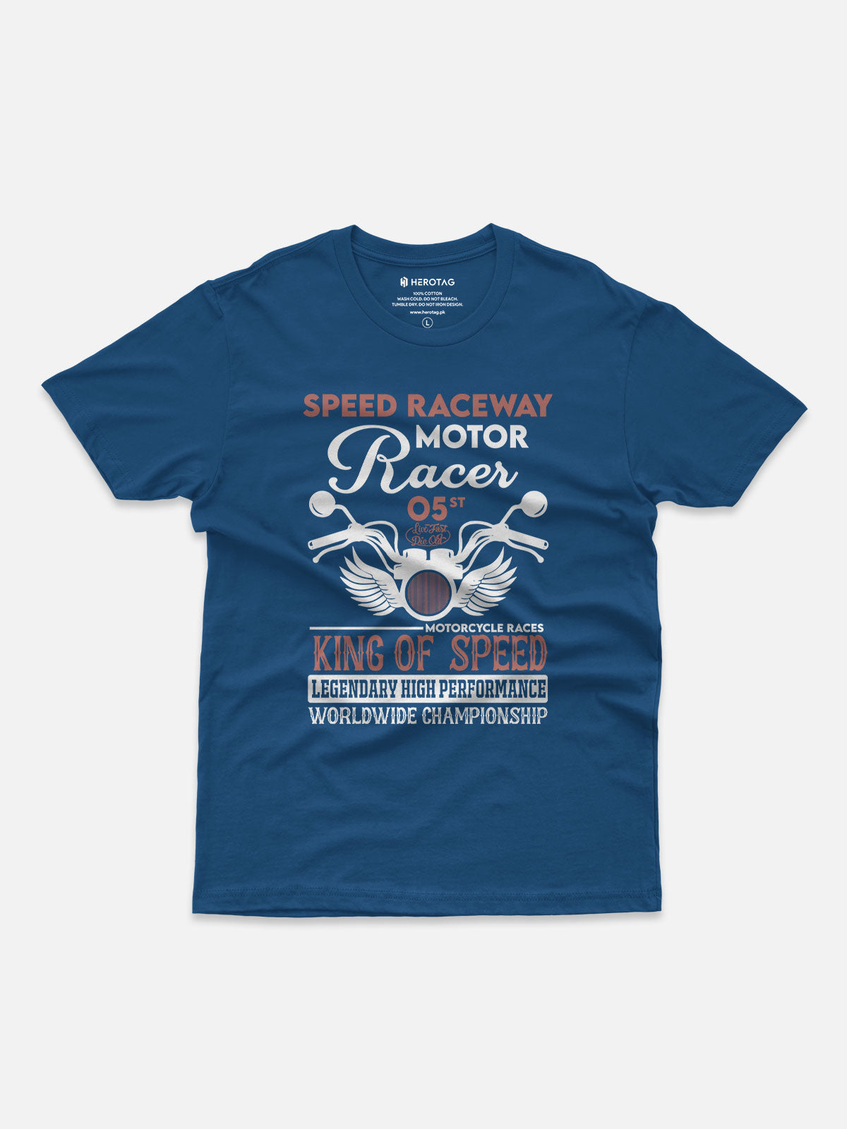 King of Speed Motorcycle Racer T-Shirt