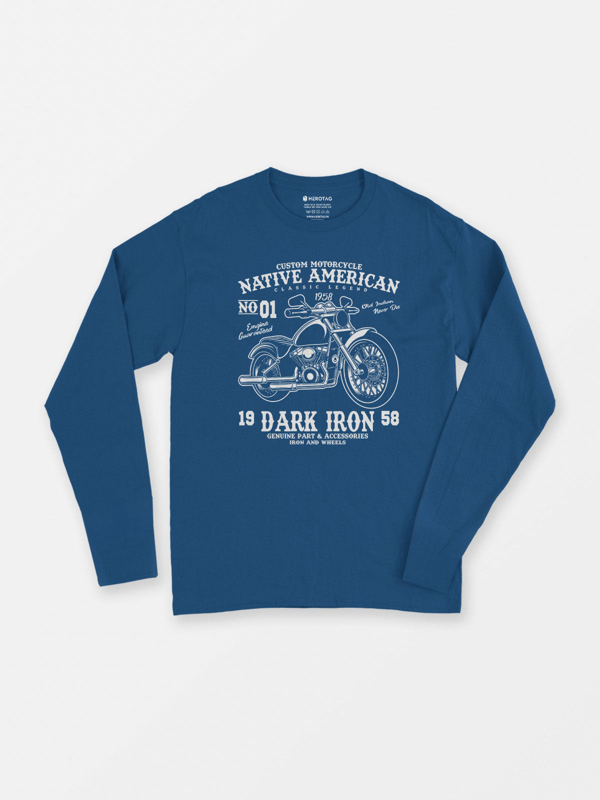 Native American Dark Iron  - Long Sleeve T-Shirt