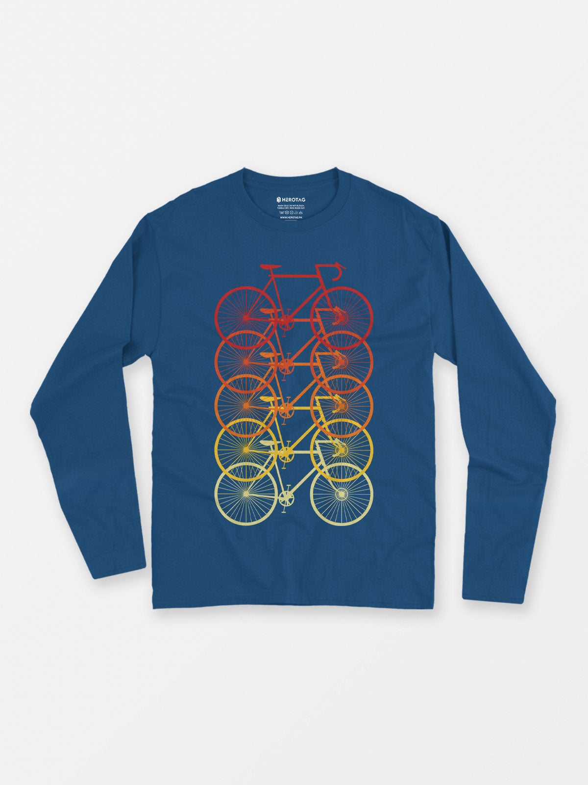 Gradient Wheels - Long Sleeve T-Shirt