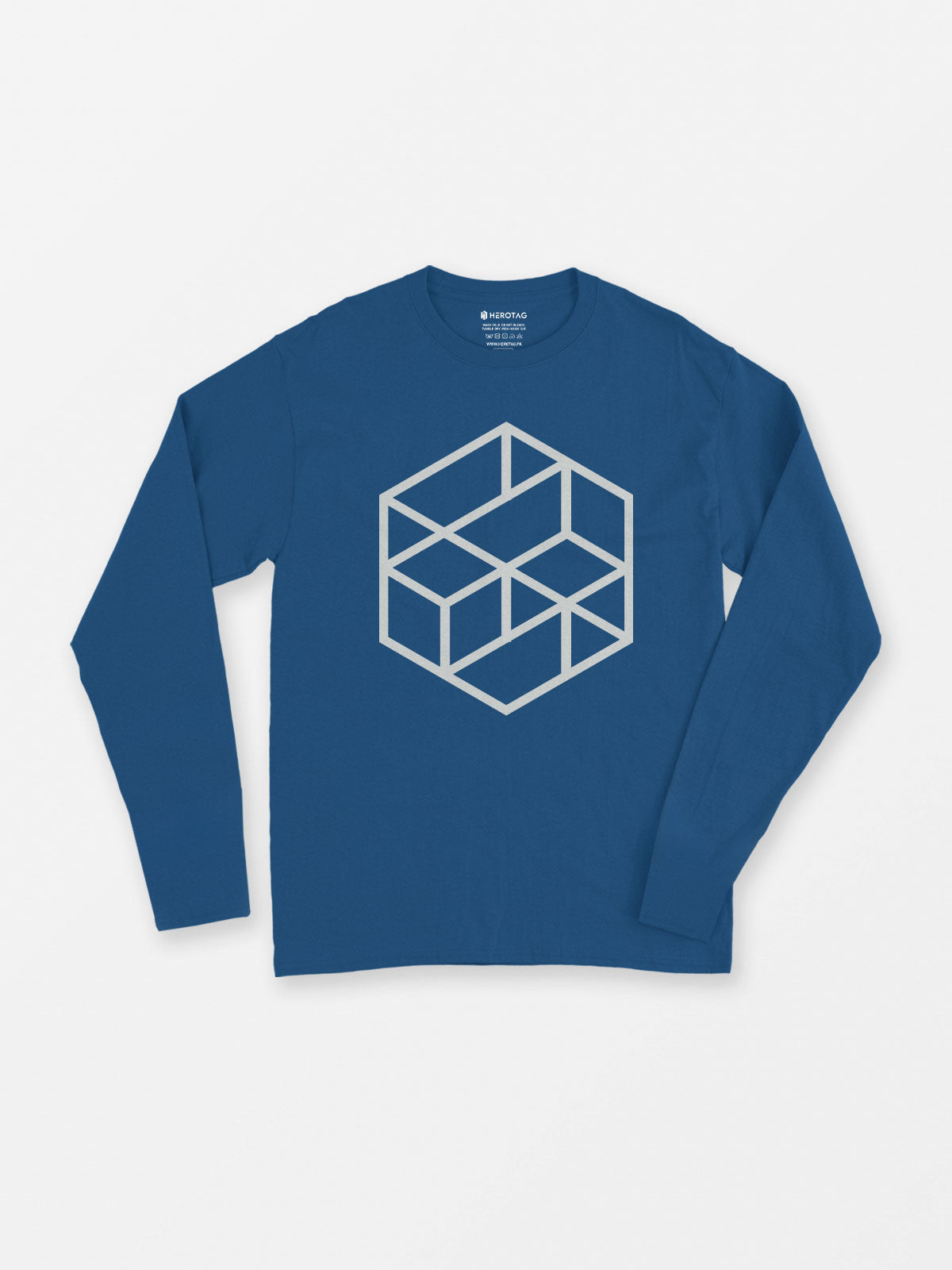 Geometric Hexagon Long Sleeve T-Shirt