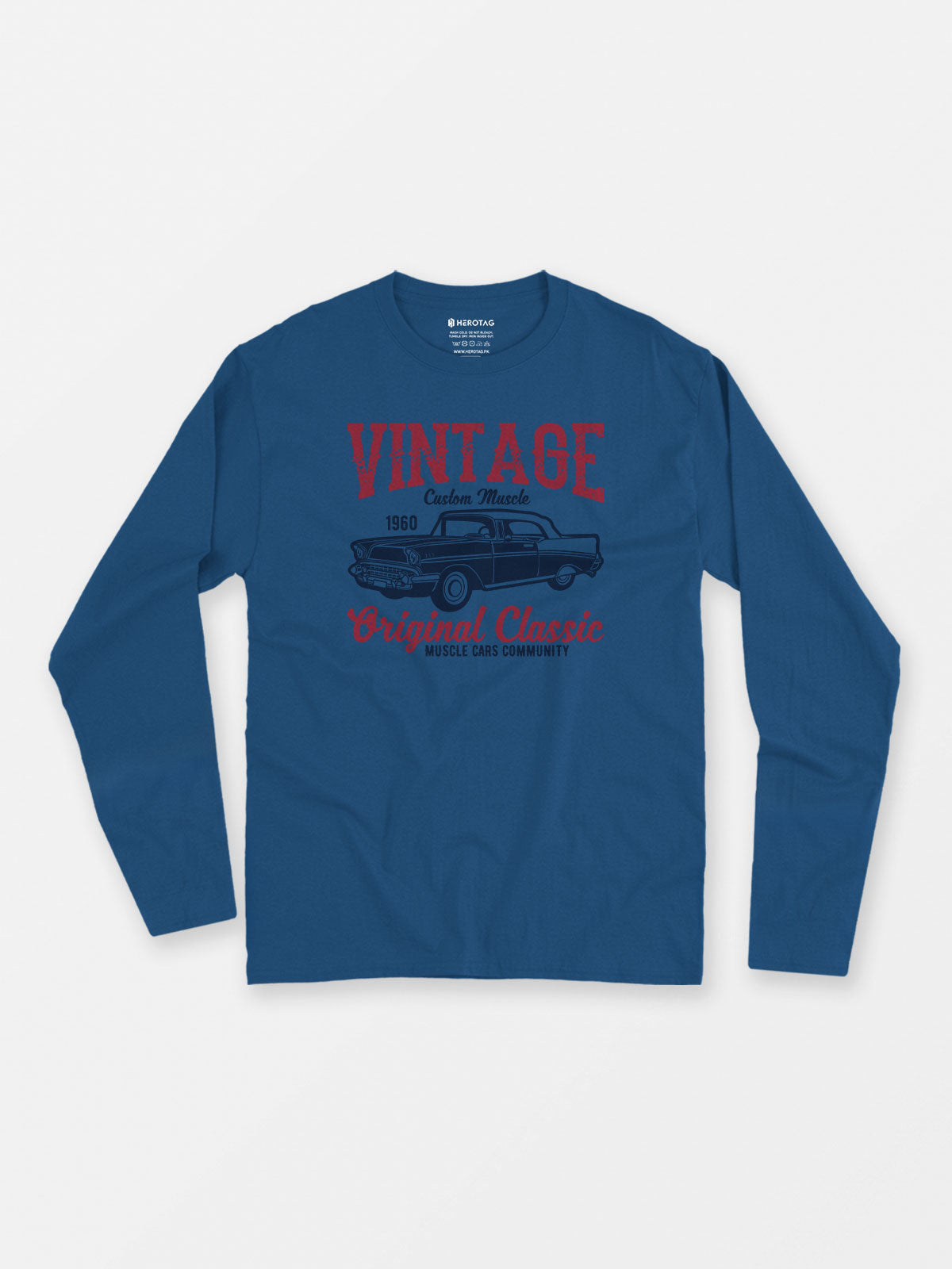 Vintage 1960 Muscle Car - Long Sleeve T-Shirt