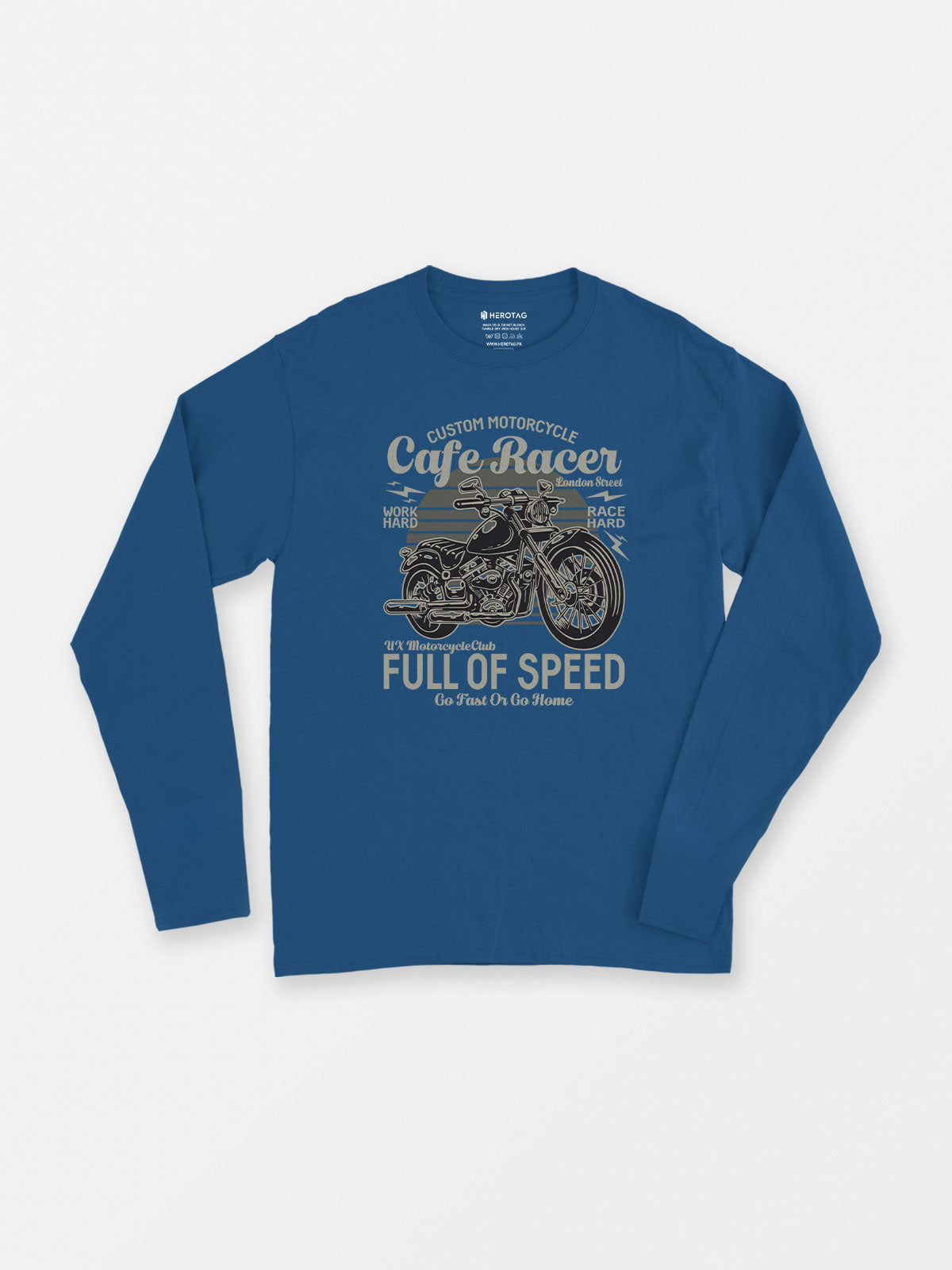Cafe Racer Full of Speed - Long Sleeve T-Shirt
