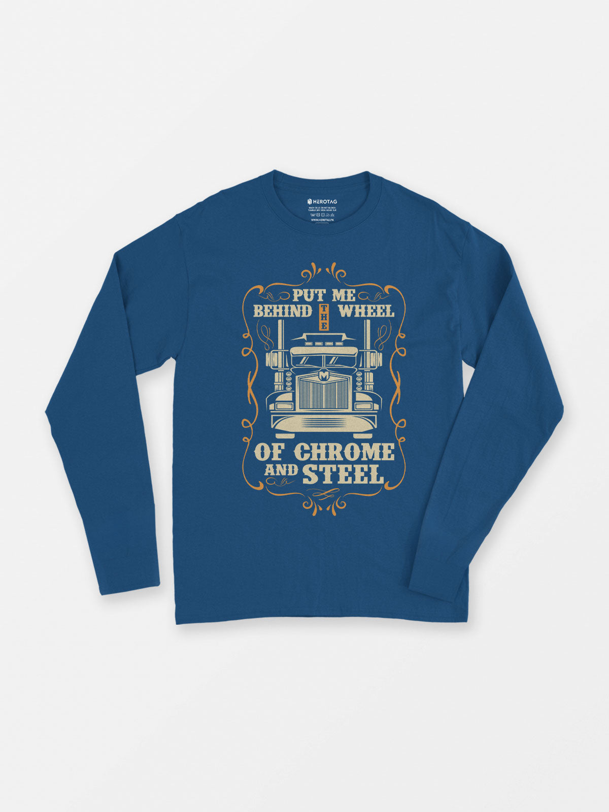 Chrome and Steel Driver - Long Sleeve T-Shirt