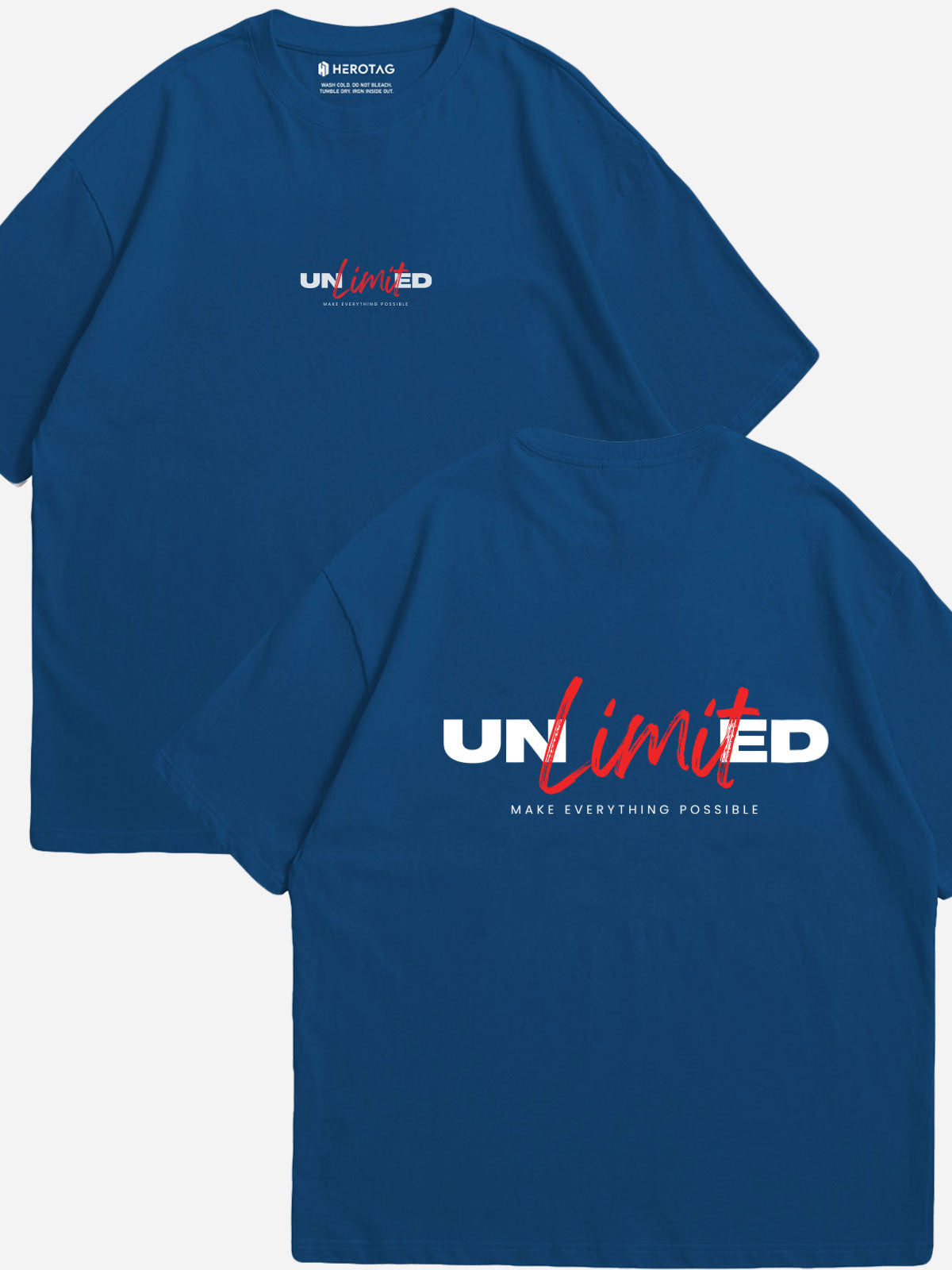 "UNLIMITED - Make Everything Possible" Oversized T-Shirt