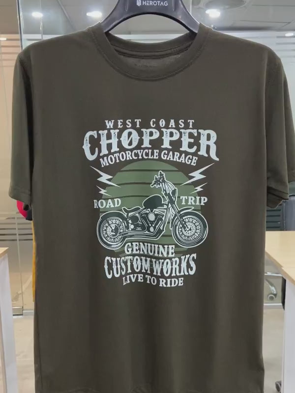 West Coast Chopper Garage Motorcycle T-Shirt