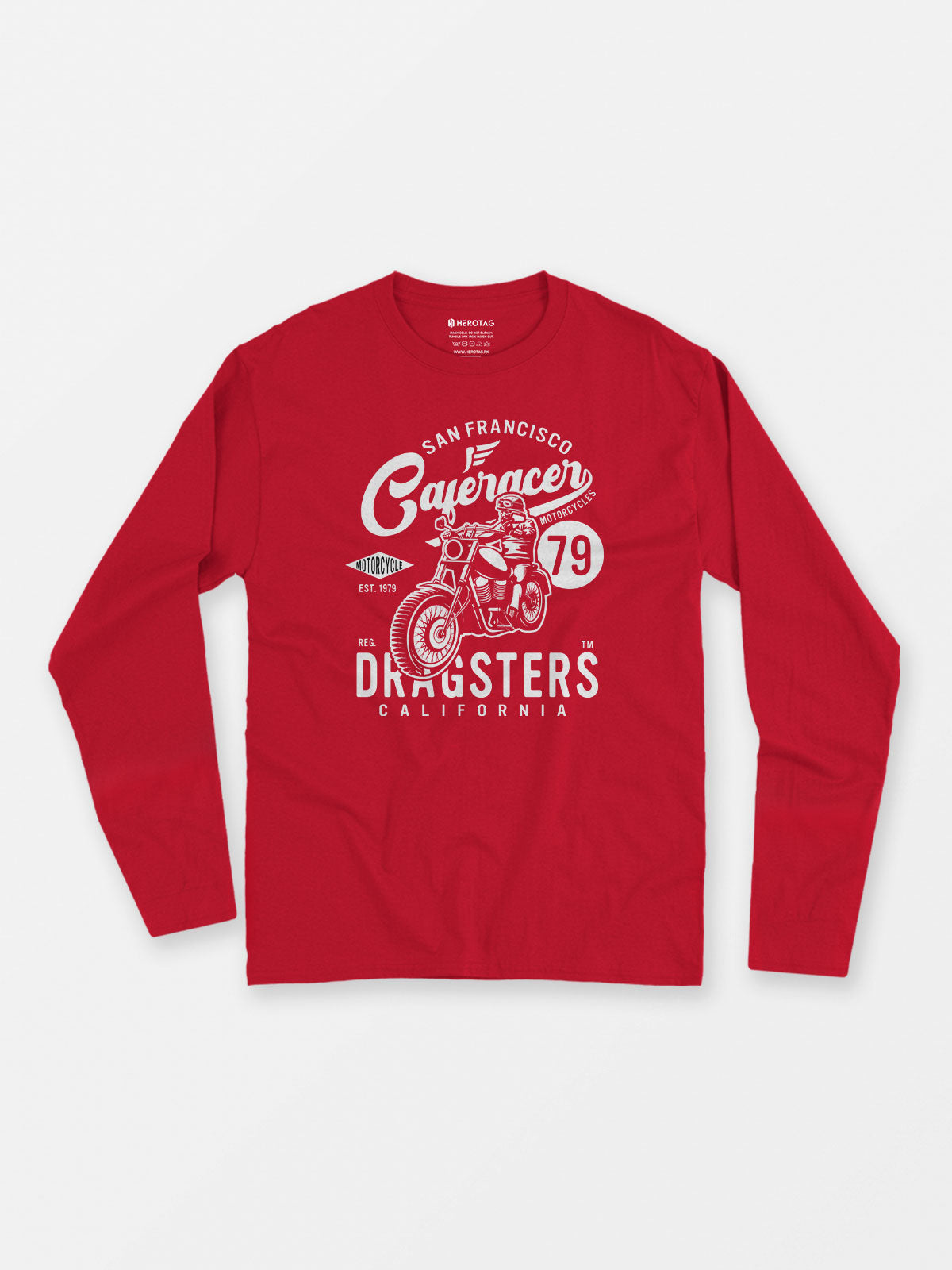 Men's Cafe Racer - Long Sleeve T-Shirt