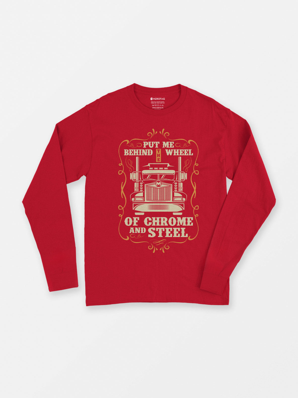 Chrome and Steel Driver - Long Sleeve T-Shirt