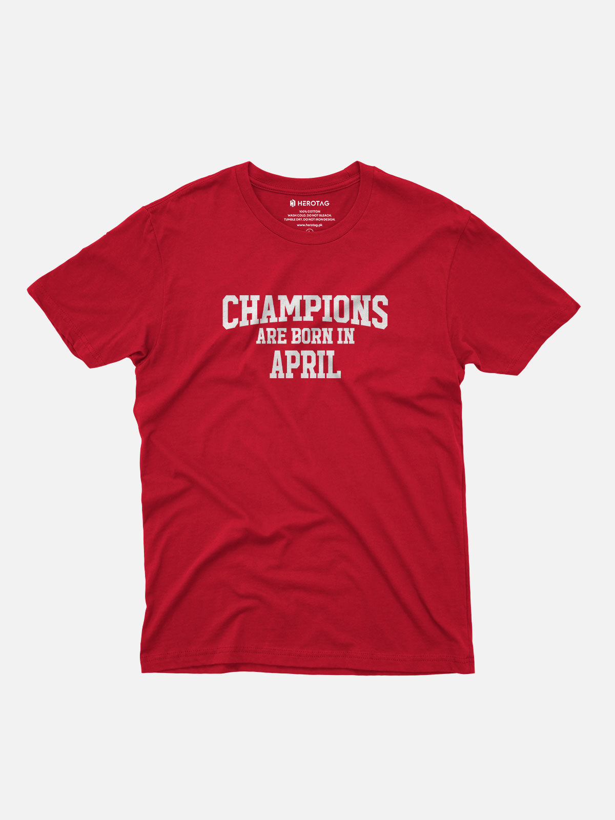 Champions Are Born in April T-Shirt