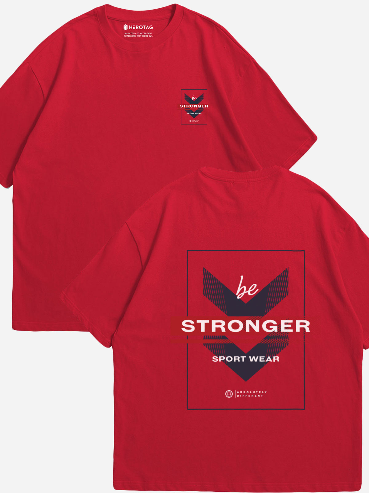 "BE STRONGER - Sport Wear" Oversized T-Shirt
