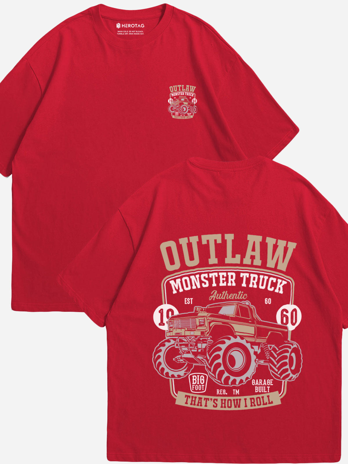 "OUTLAW Monster Truck" Oversized T-Shirt