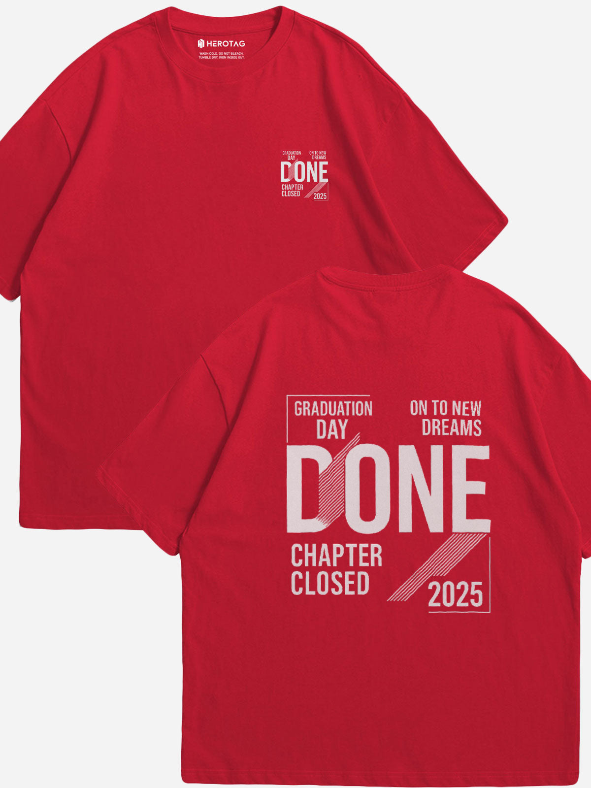 "Graduation Day DONE" Oversized T-Shirt