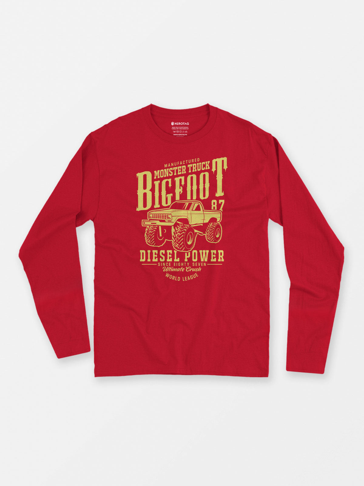 Bigfoot Monster Truck Diesel Power - Long Sleeve T-Shirt